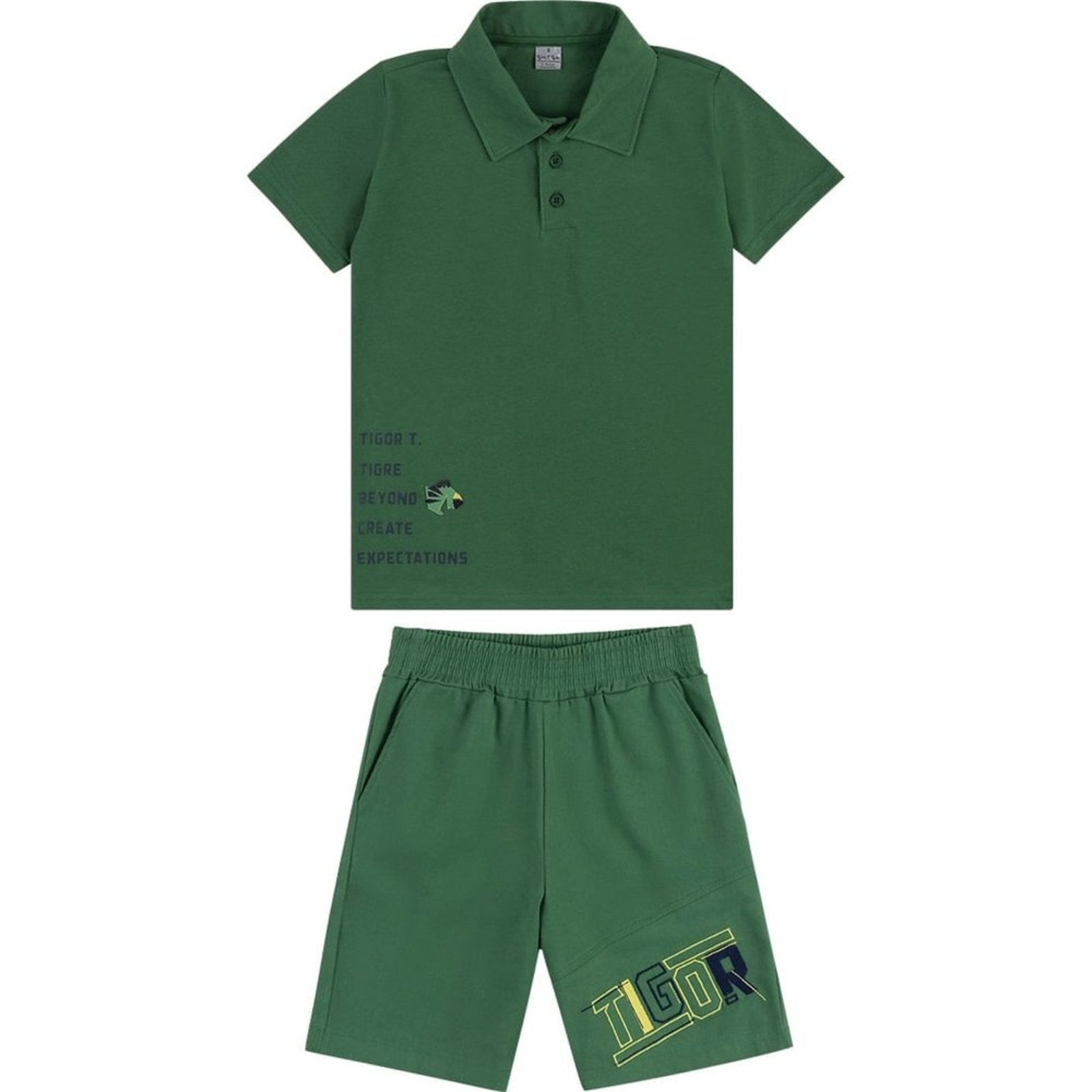 Infantil - Conjunto Curto Menino Tigor T. Tigre