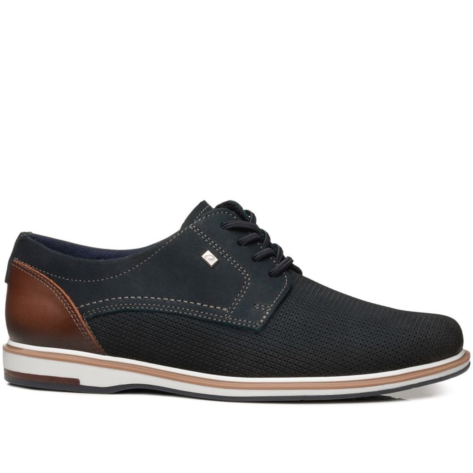 Sapato Casual Pegada Masculino em Couro Marinho 125113-08 Sapato Casual Pegada Masculino em Couro Marinho 125113-08 42