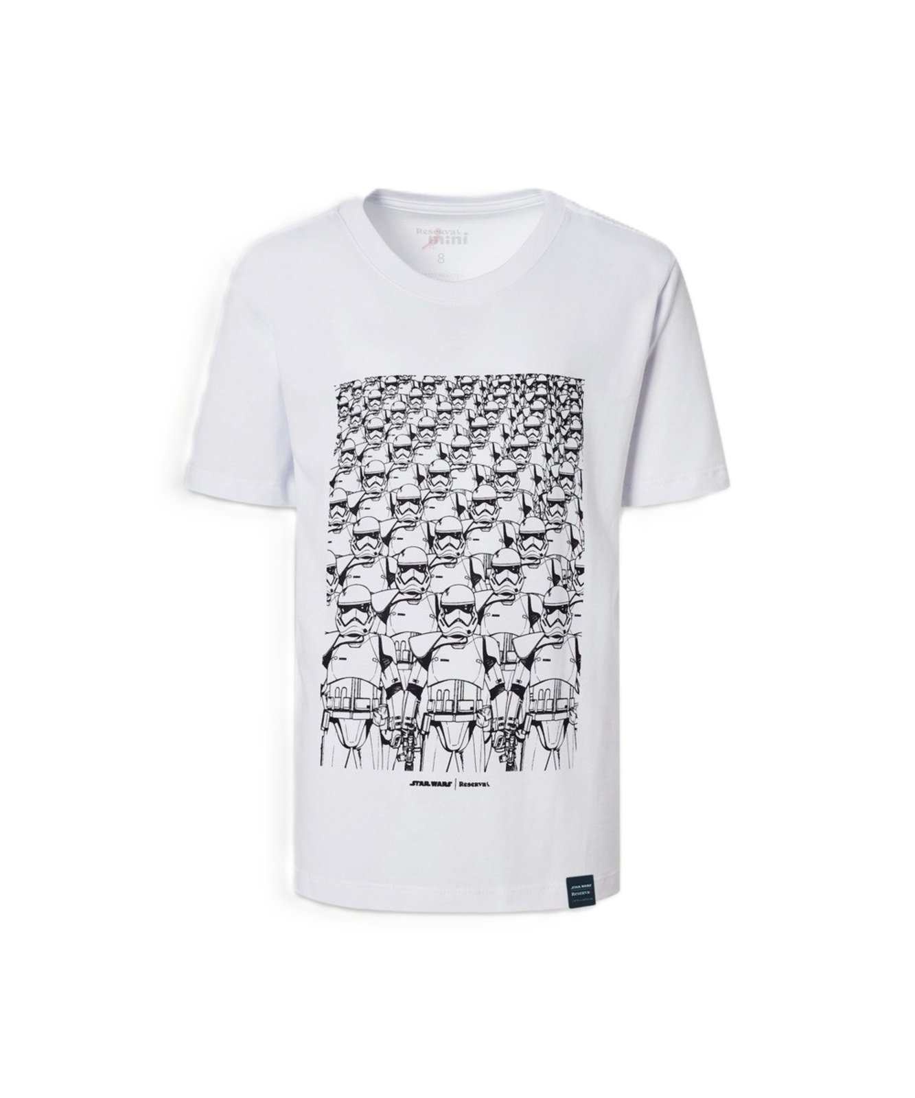 Infantil – Camiseta Estampada Exercito Stormtrooper Reserva Mini