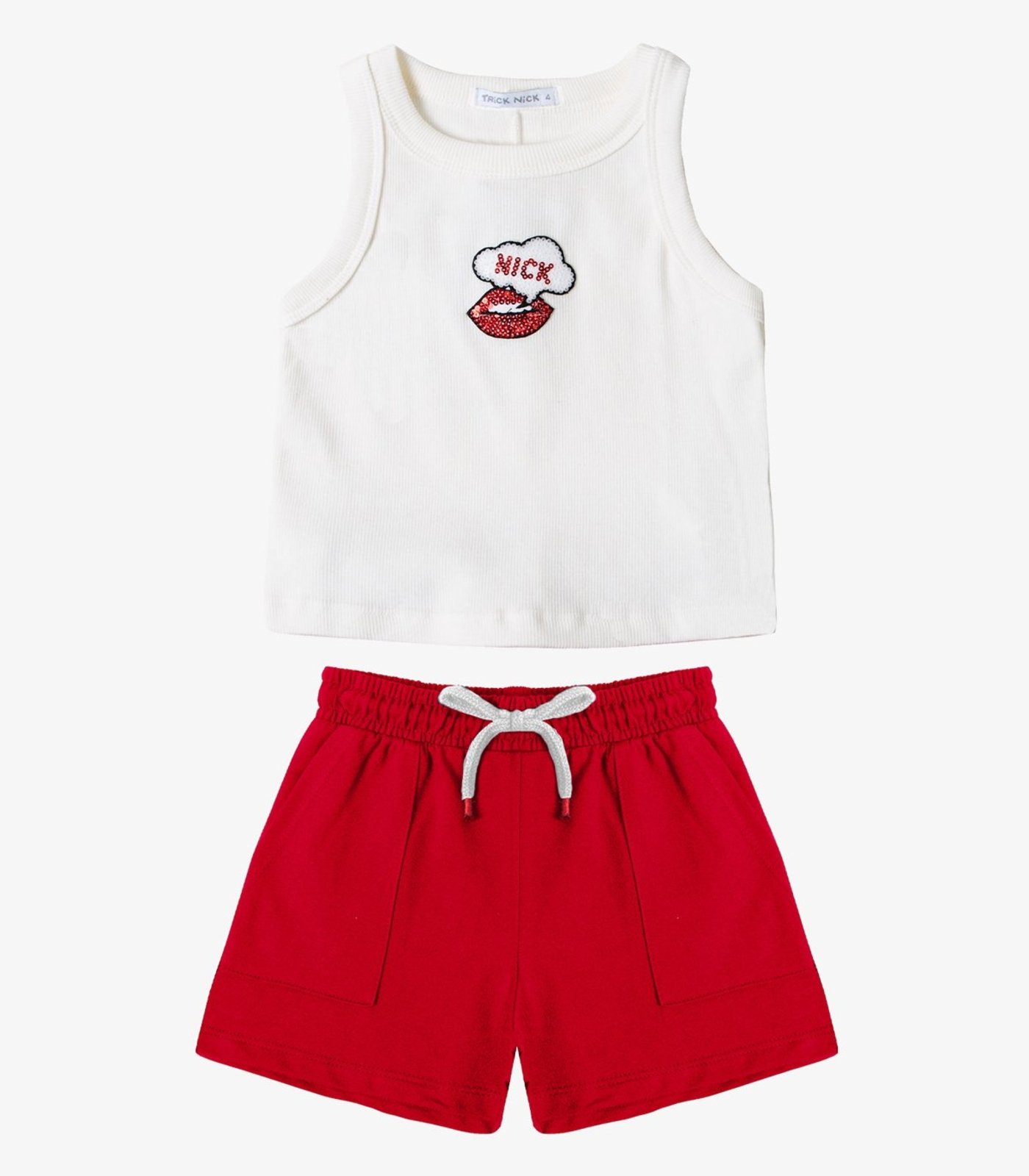 Infantil - Conjunto Regata Com Shorts Trick Nick Bege