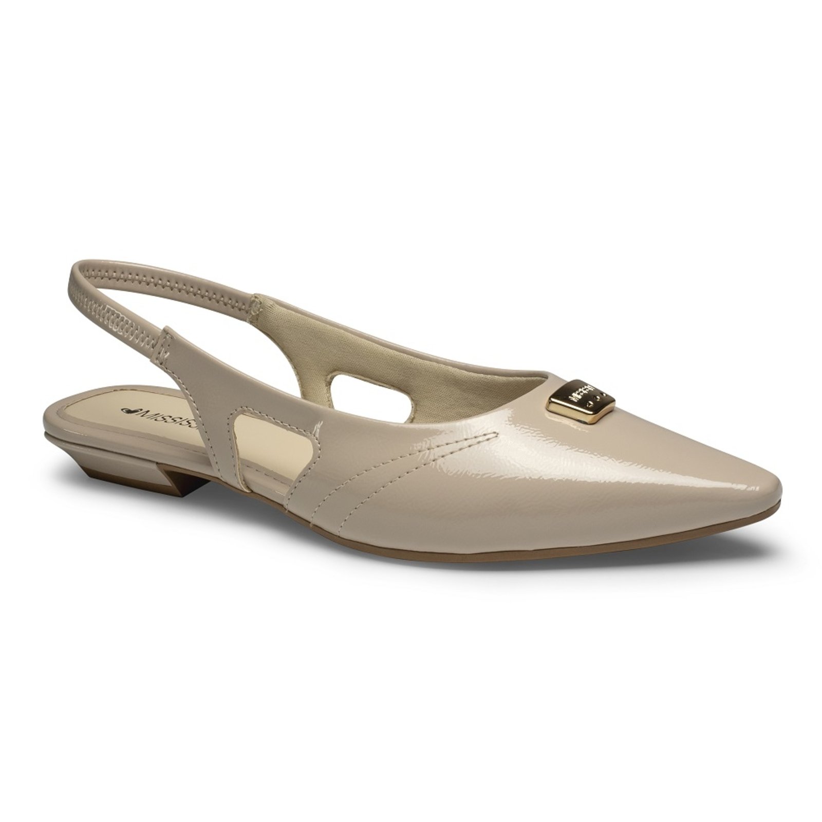 Sapato SlingBack Mississipi MF541 Feminino – Marfim
