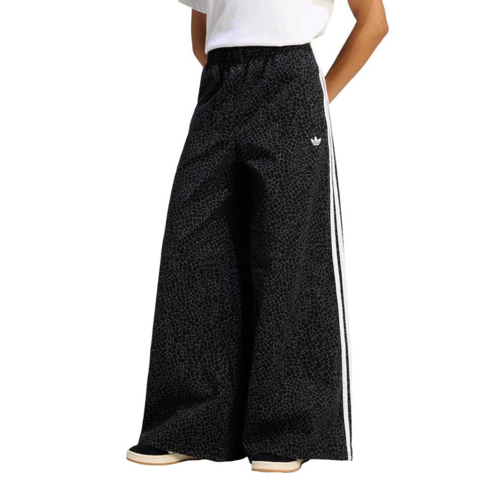 Calça Jeans Firebird AOP Tamanho Oversized adidas Originals Preto