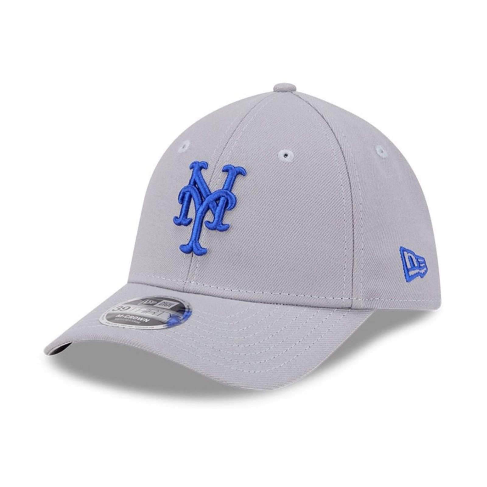 Bone New Era 39THIRTY M-Crown New York Mets MLB Cinza