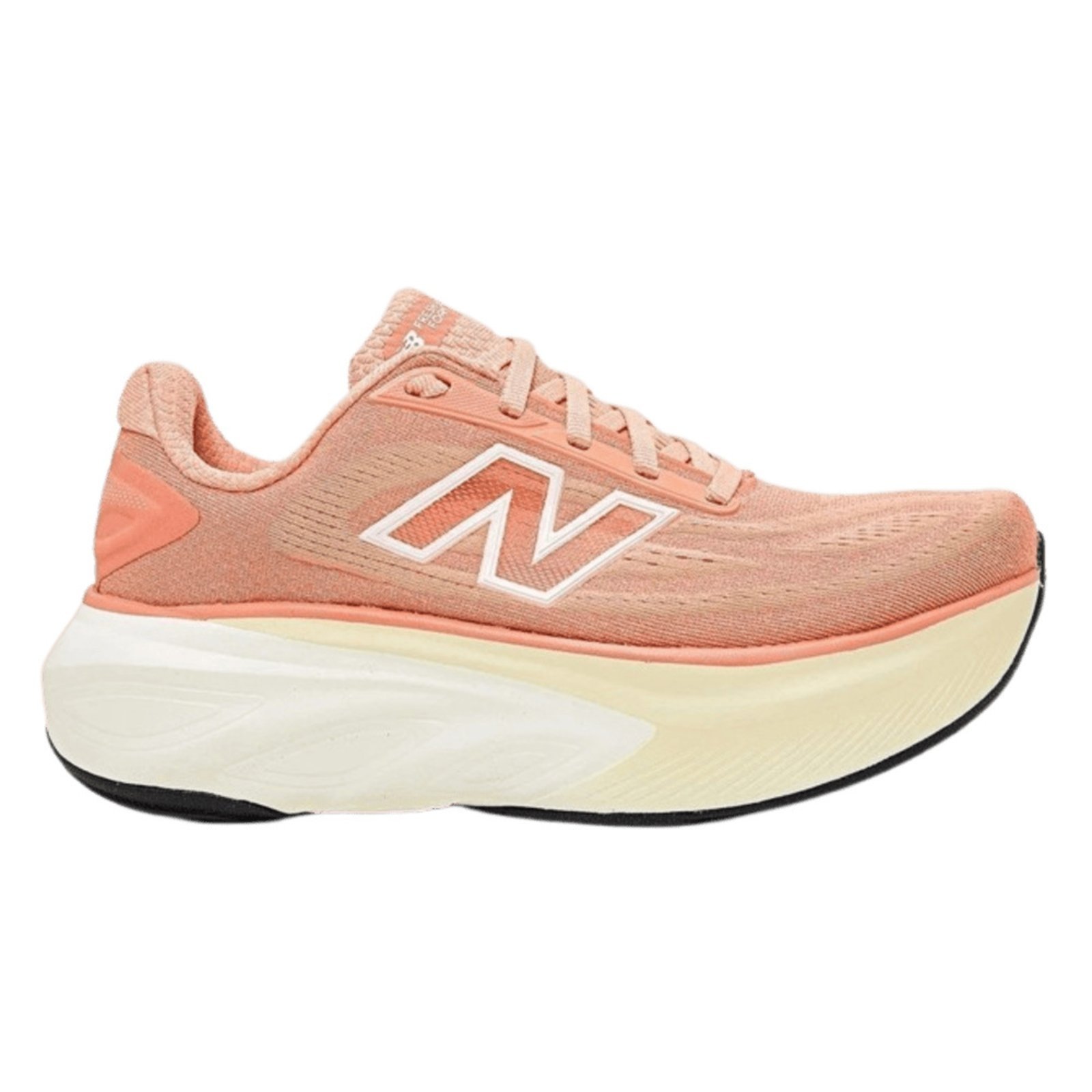 Vista 2 Tênis New Balance Fresh Foam X More V6 Feminino Coral rosa coral New Balance rosa coral