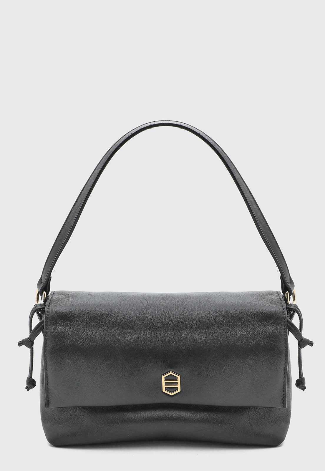 Bolsa Feminina Arezzo Média Couro Preta