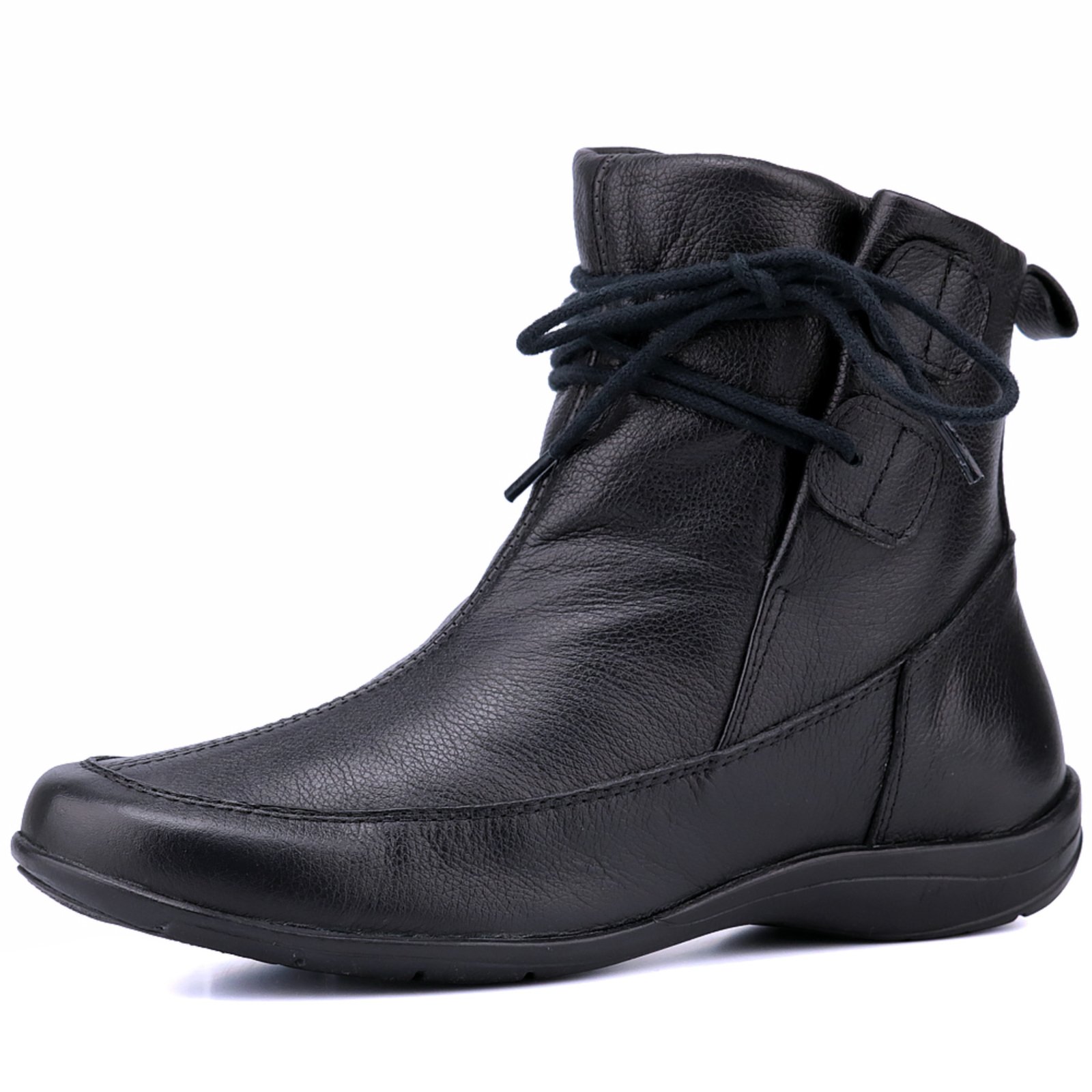 Bota Rasteira Mr. Gutt em Couro Preto