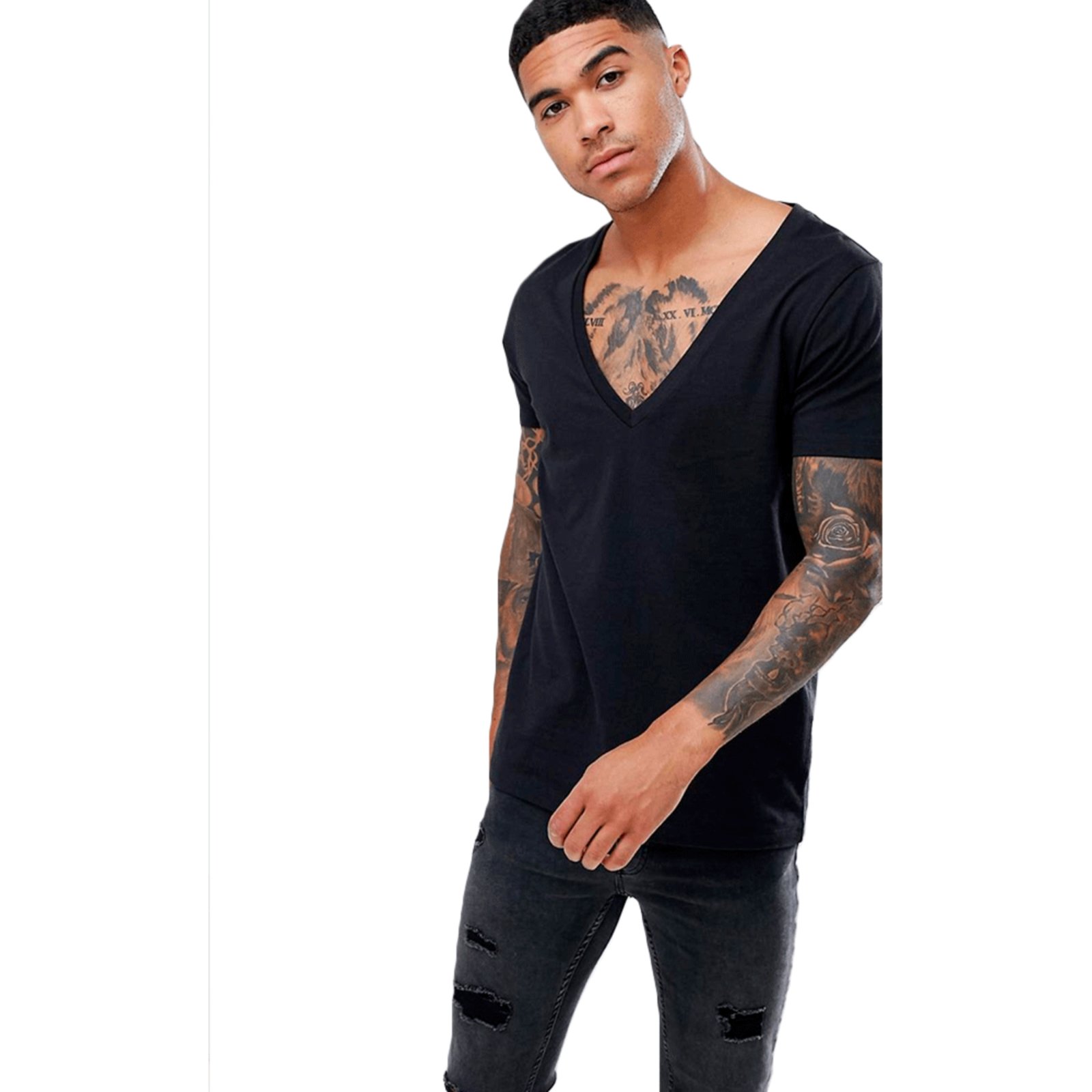 Camiseta Gola V funda Stecchi