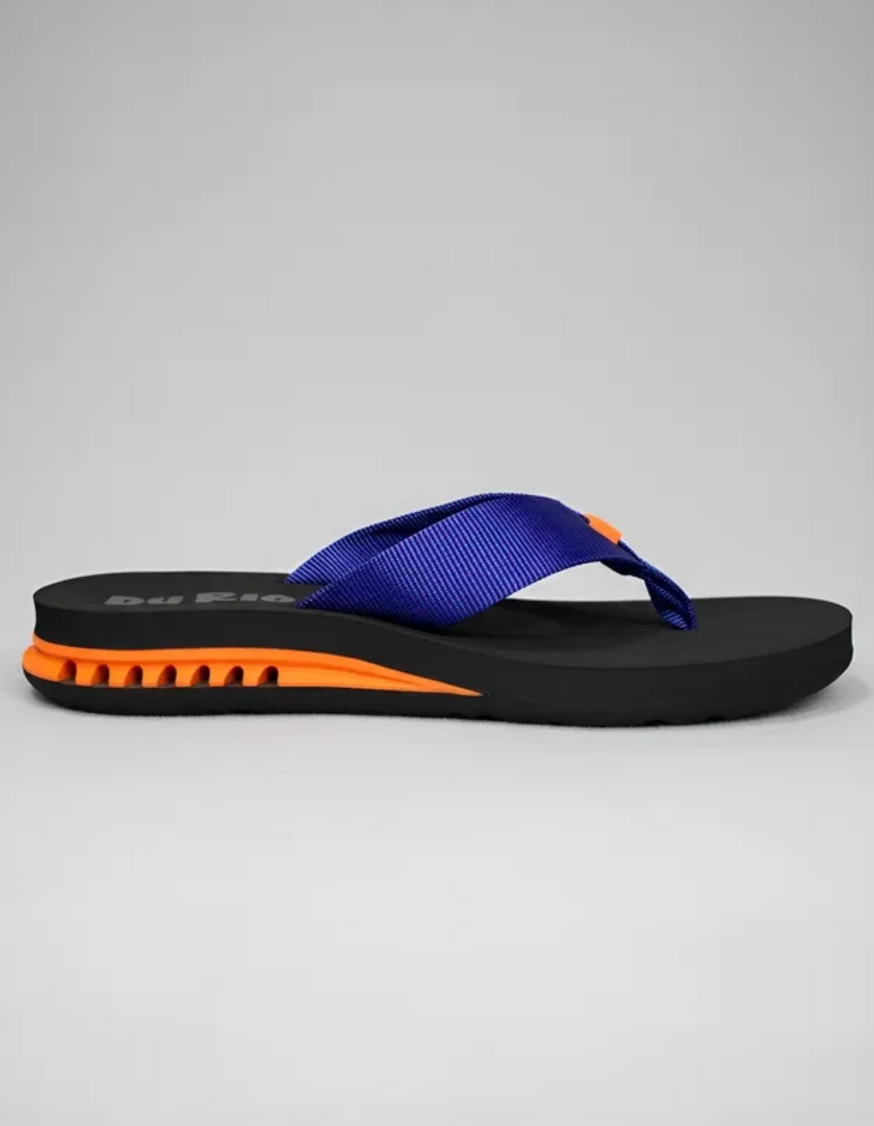 Chinelo Masculino DuRio Air Azul Laranja