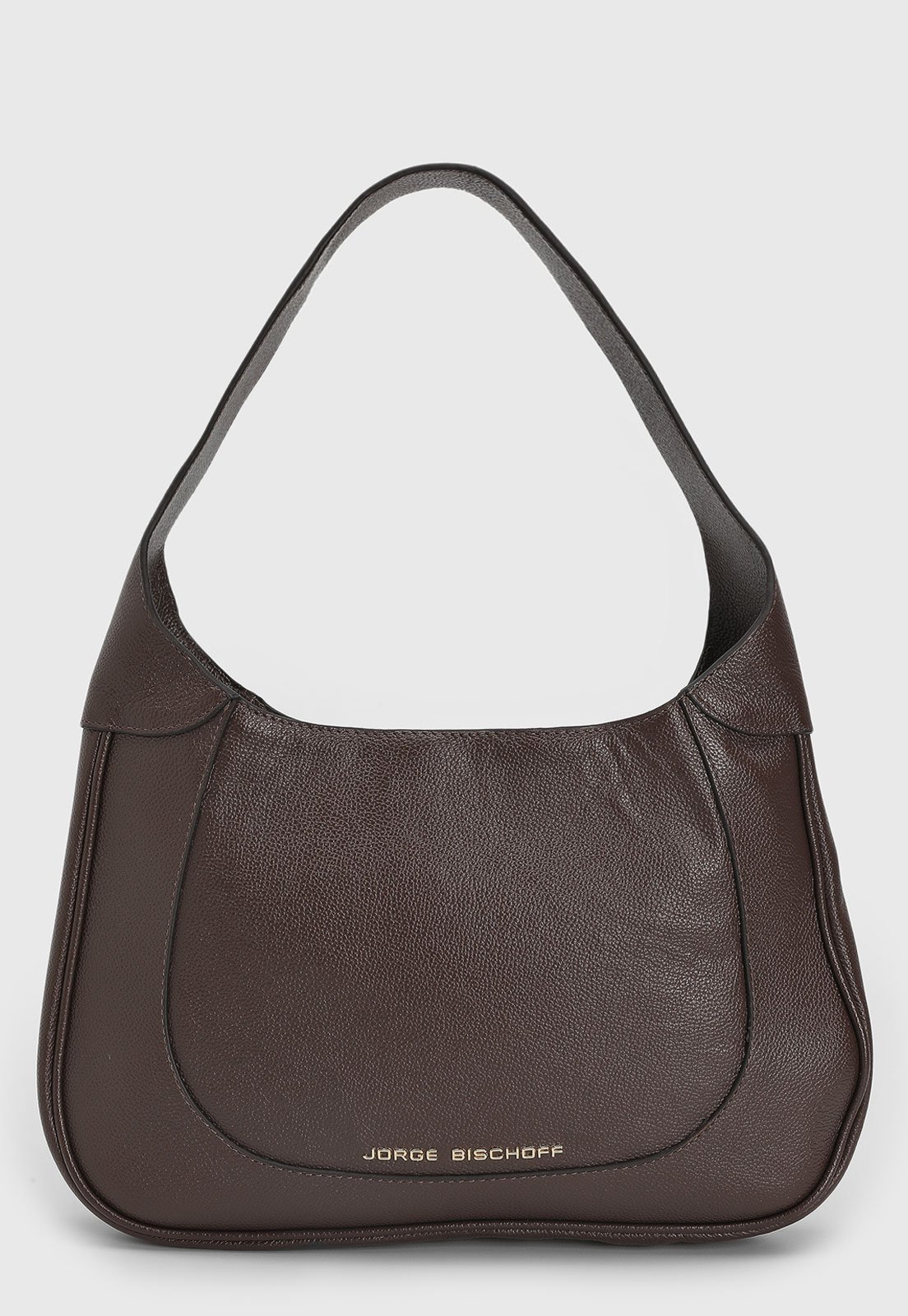 Bolsa Tiracolo Feminina Jorge Bischoff Hobo Marrom