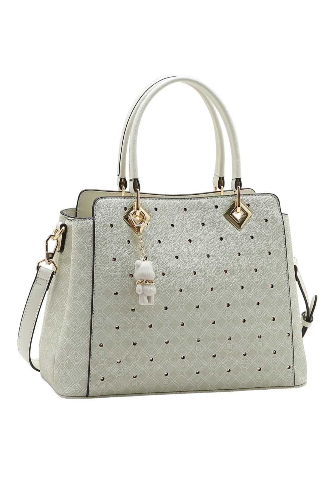 Bolsa Feminina Chenson Mão New Cristal 3485754 OFF WHITE