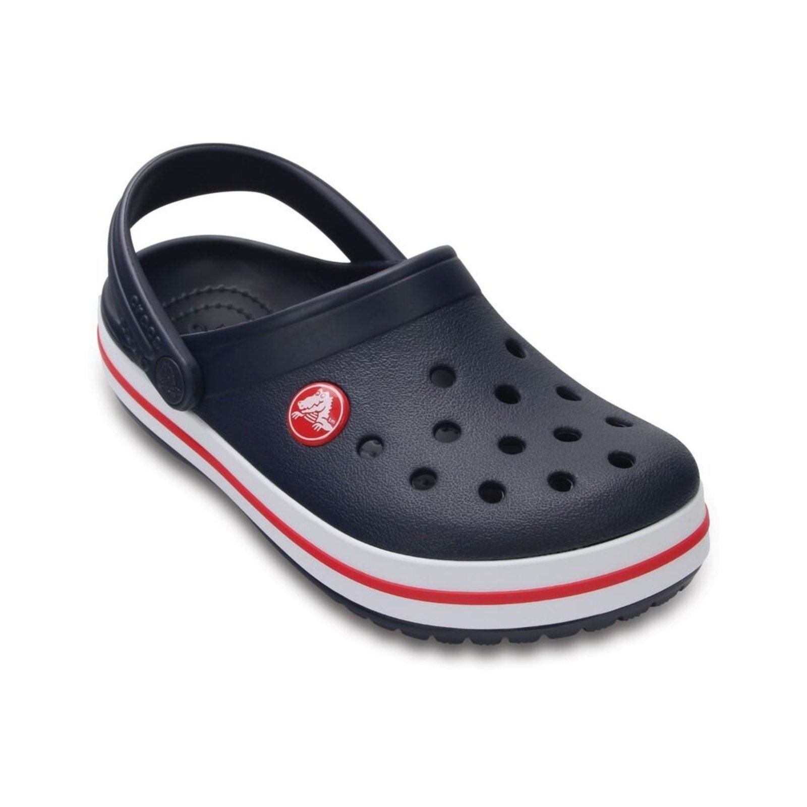Vista 3 Infantil - Sandália Crocs Crocband Clog Juvenil Navy/Red Azul azul navy Crocs azul navy