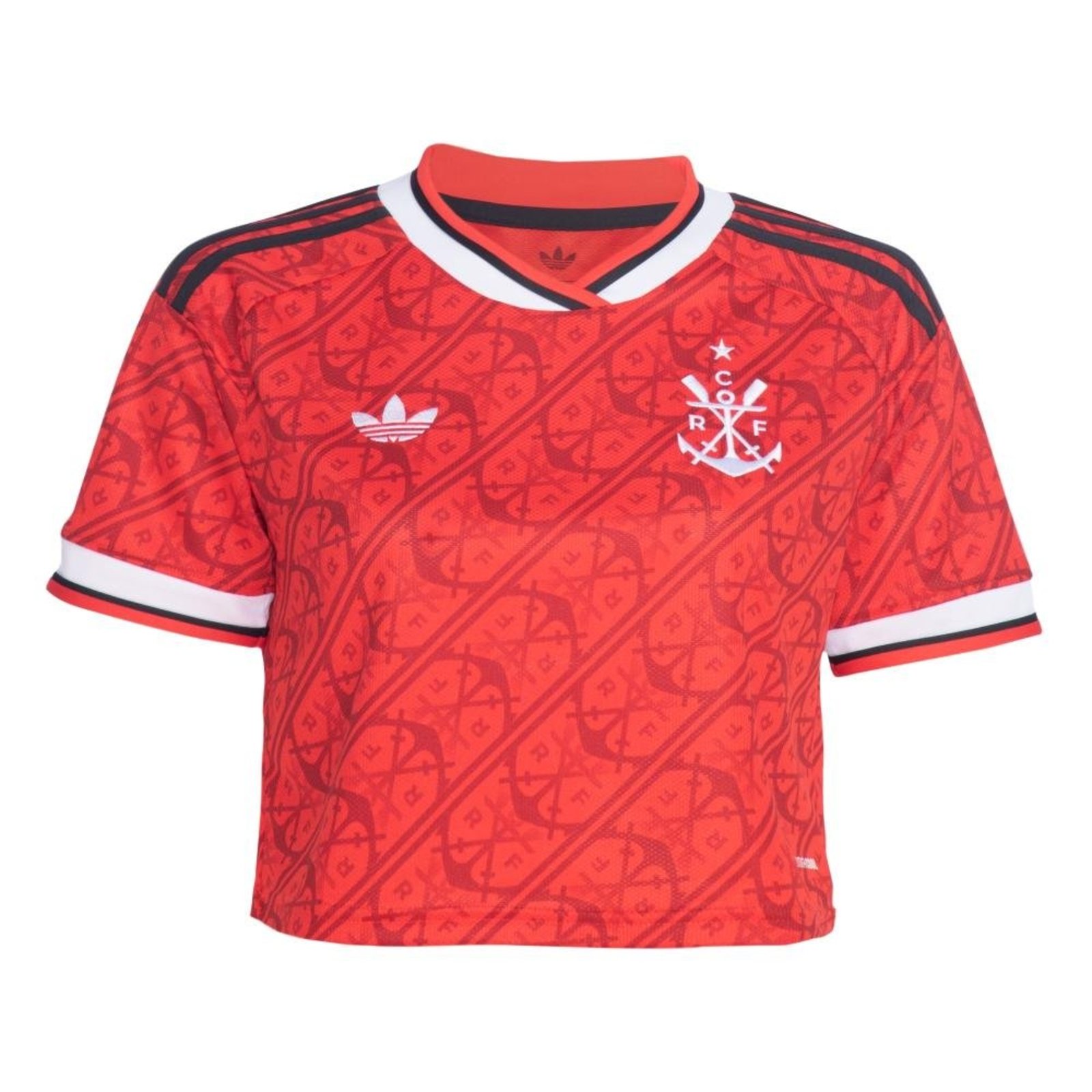 Camisa III Cropped CR Flamengo 26/27 adidas Performance Vermelho