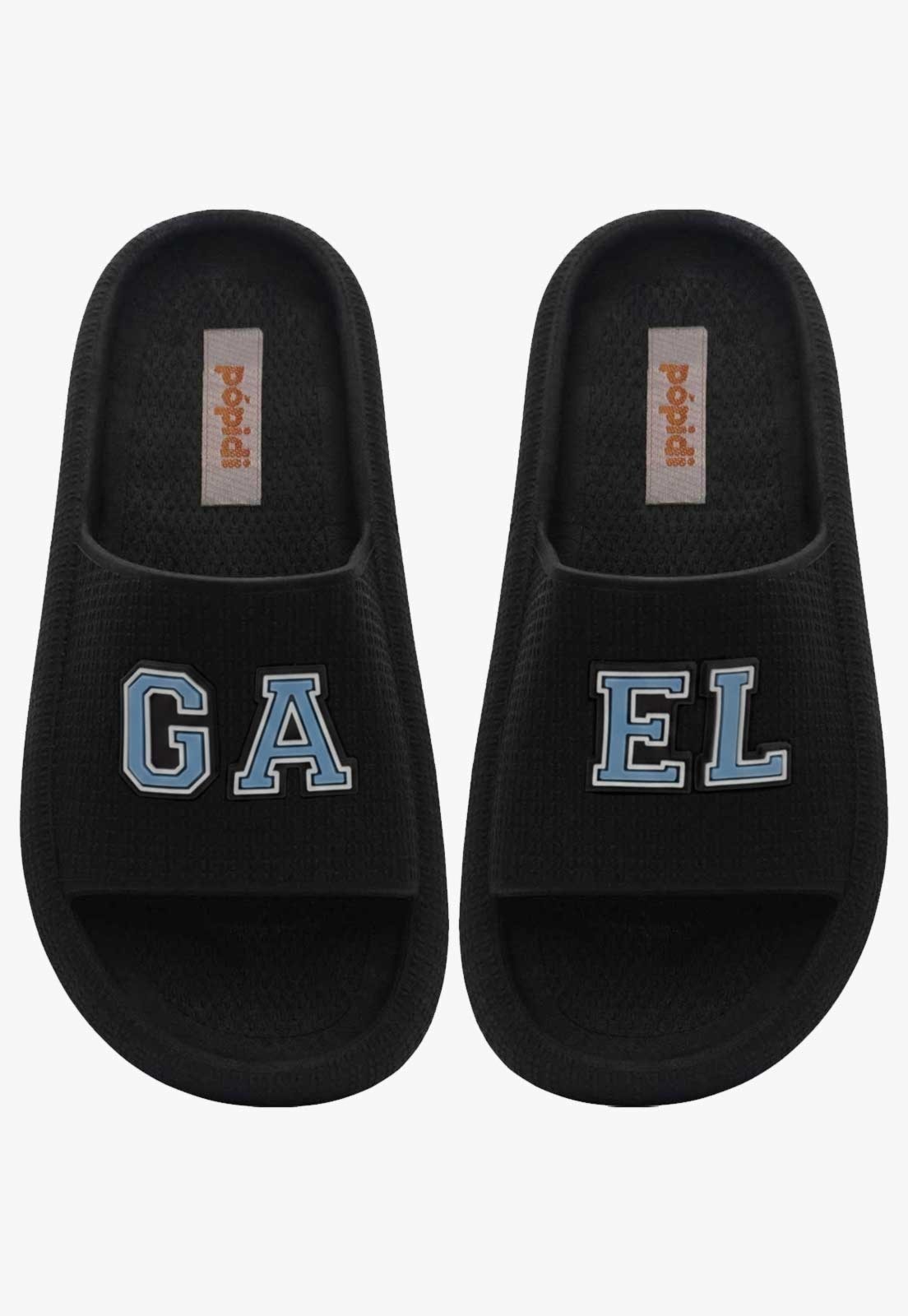 Infantil - Chinelo Pópidi Personalizado GAEL Estilo Nuvem Preto