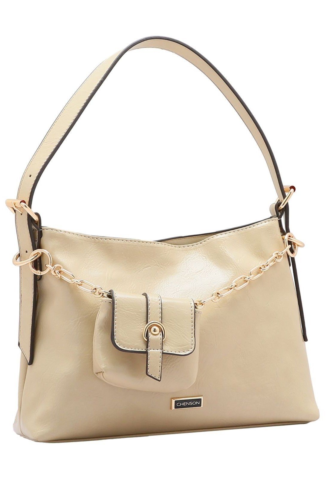 Bolsa Feminina Chenson Hobo Chic Off White
