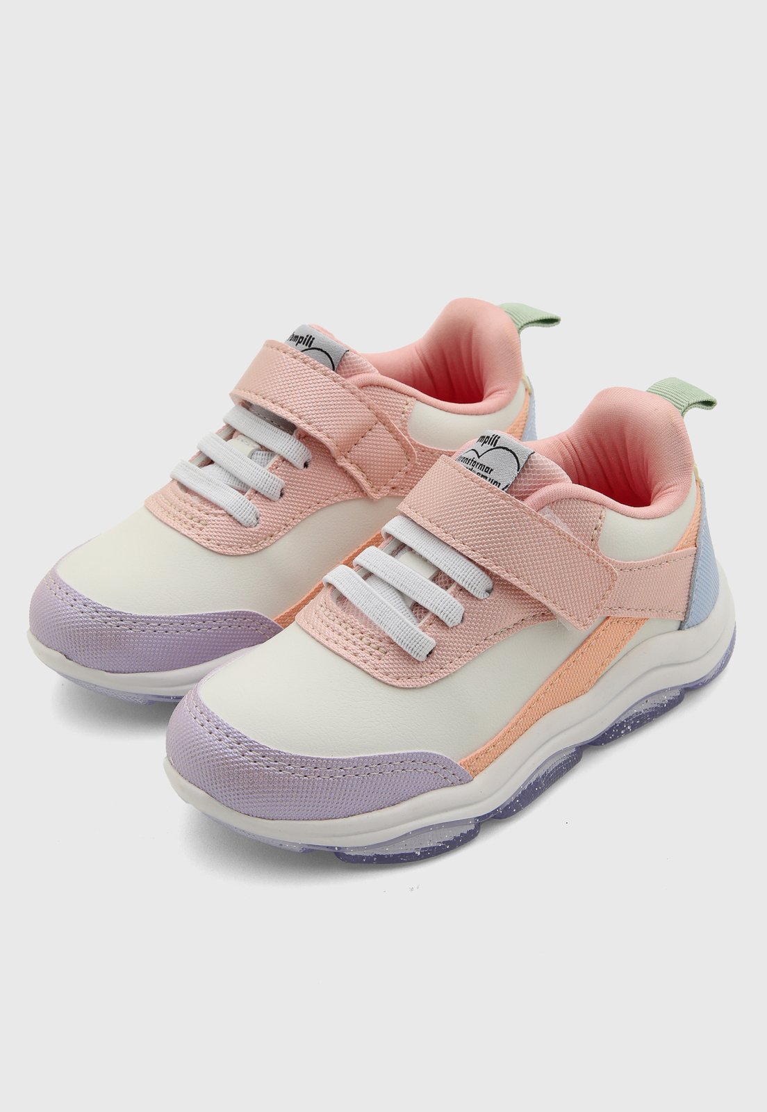 Infantil - Tênis Pampili Recortes Collor Branco