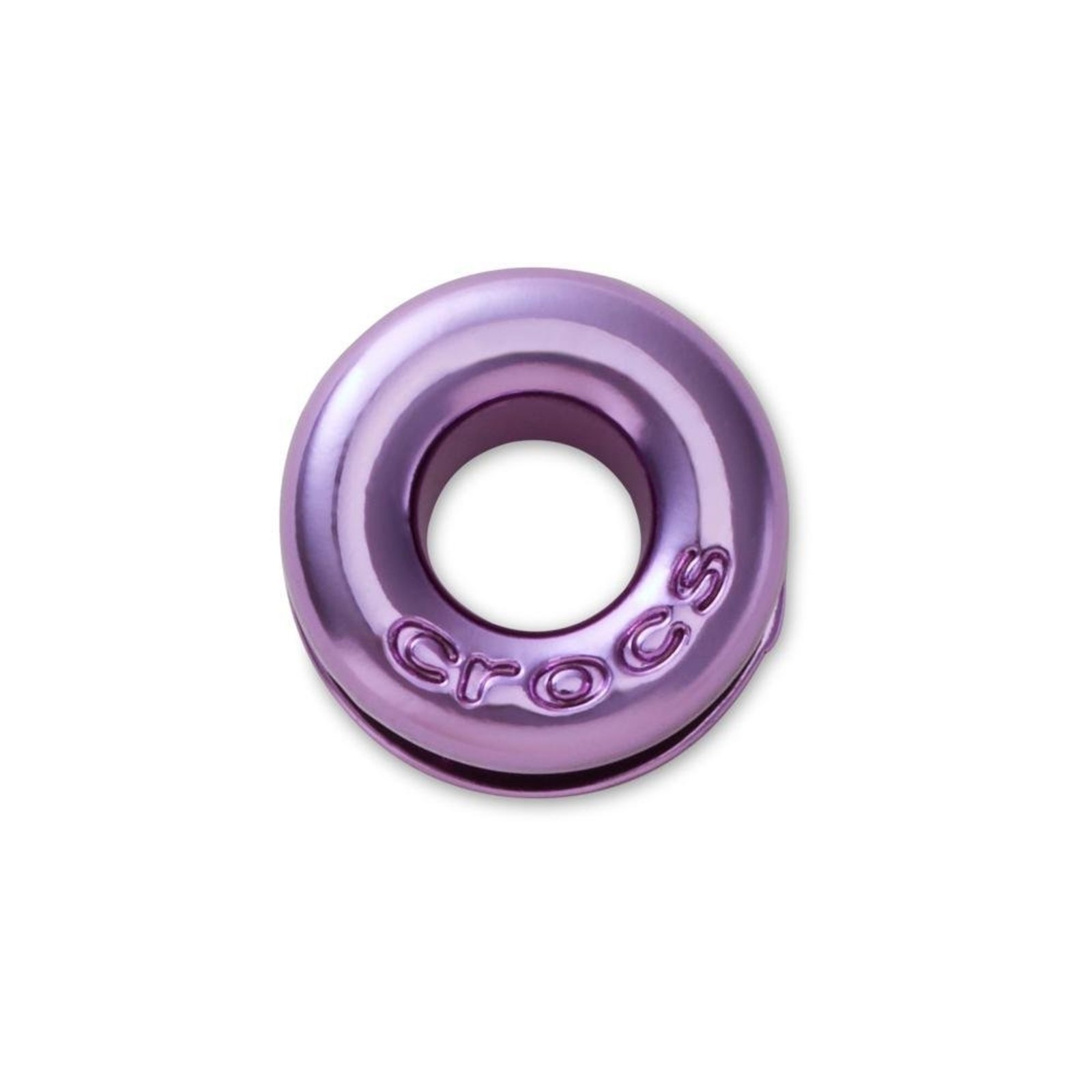 Infantil - Jibbitz™ Ilhó Roxo Único Branco