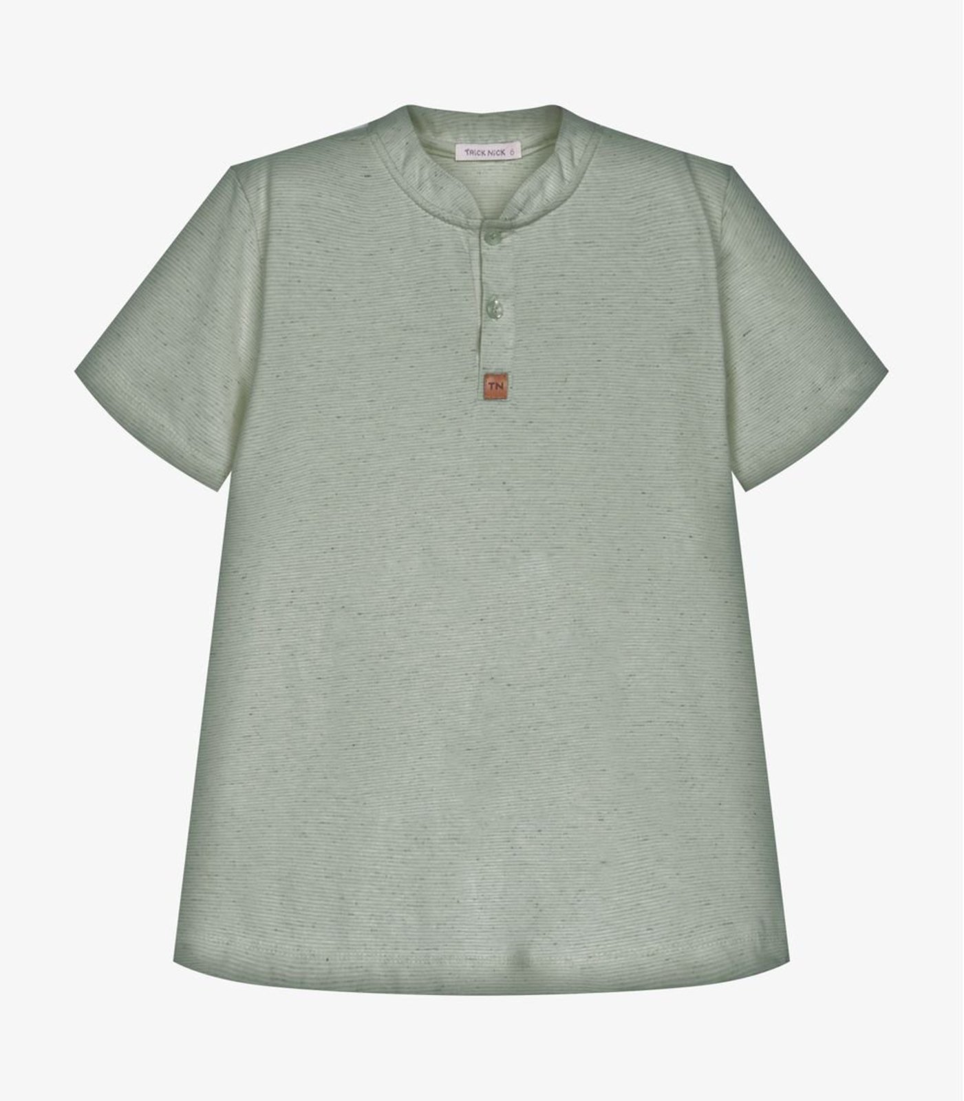 Infantil - Camiseta Menino Meia Malha Trick Nick Verde