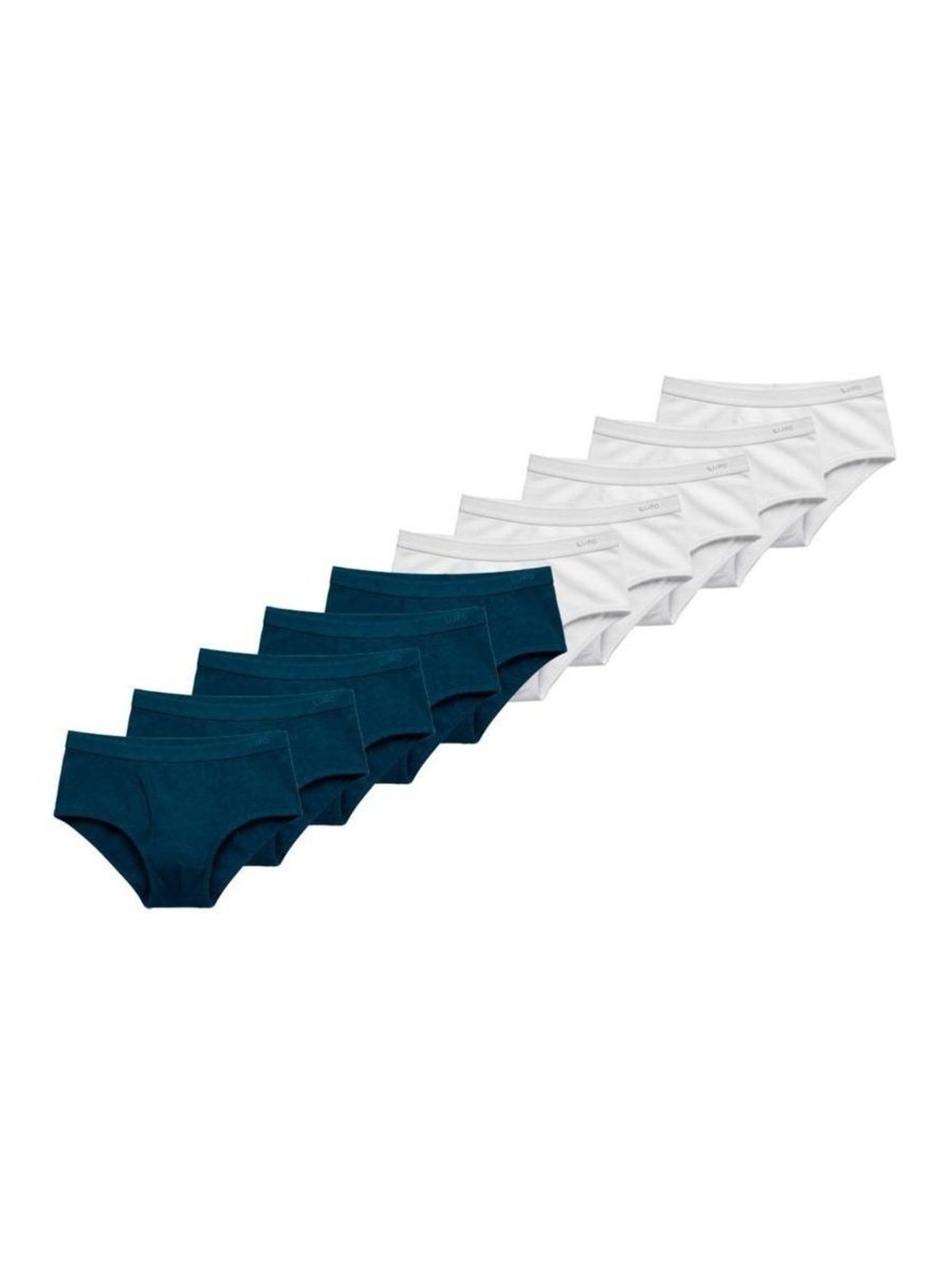 Kit com 10 Cuecas Slip Lupo com Abertura 546-003