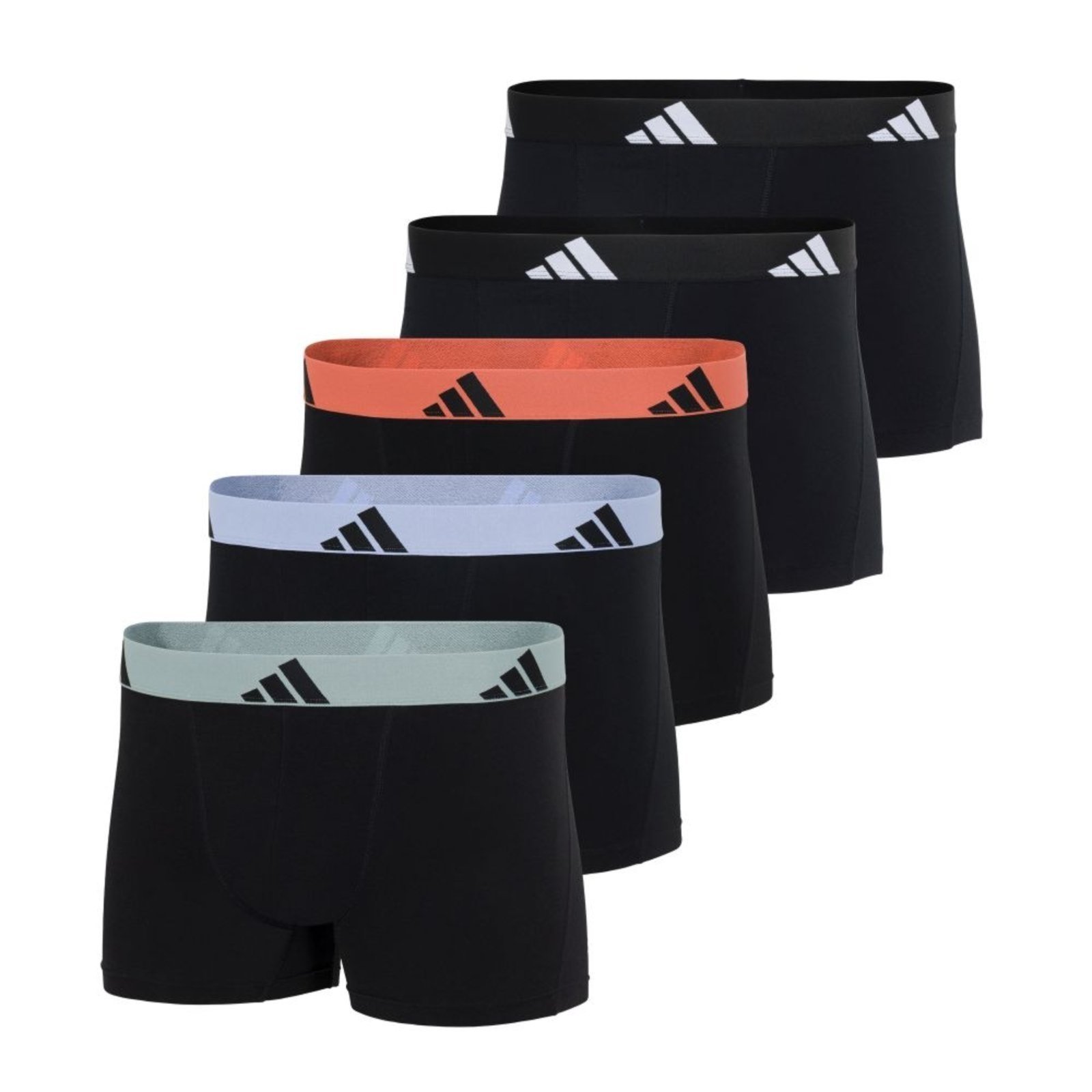 Kit 5 Cuecas BoxerKit 5 Cuecas Boxer adidas Underwear Multicolorido