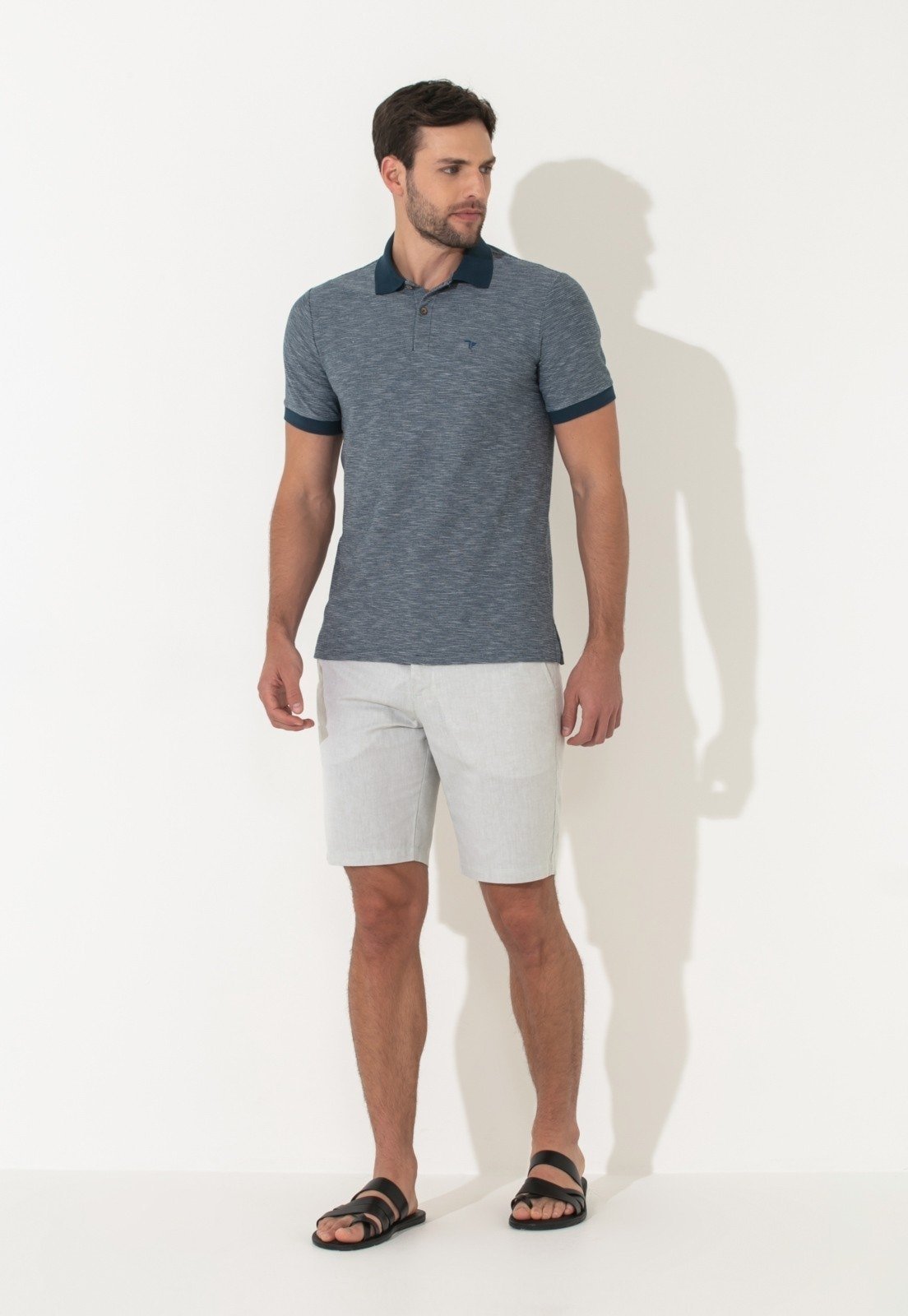 Bermuda Sarja Traymon Slim Verde Claro