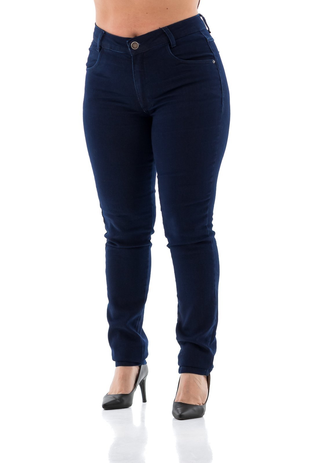 Calça Jeans Feminino Arauto Skinny Imperio Max Azul Escuro