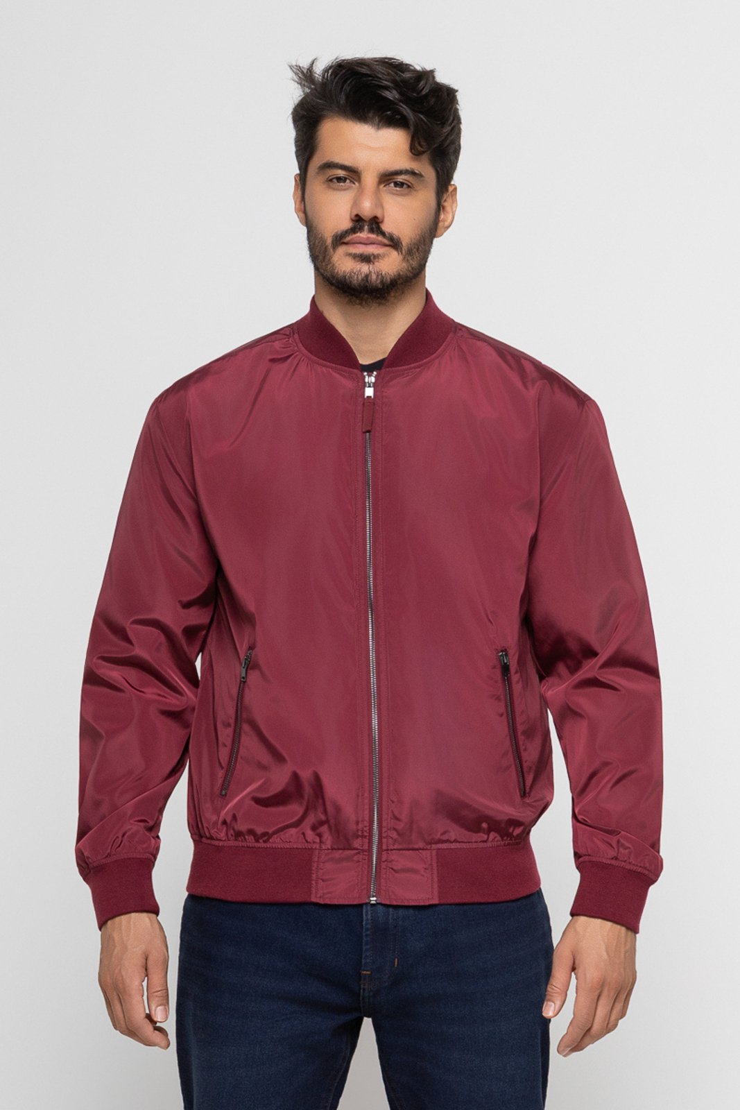 Jaqueta Bomber Nylon Vinho Doct Vinho