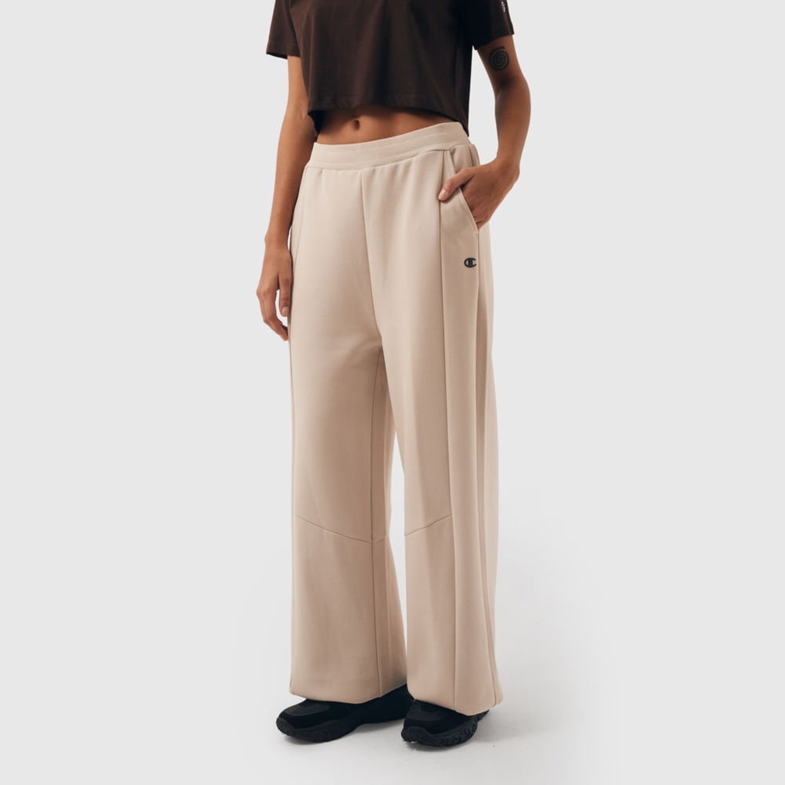 Calça Champion Active Wmns Tech Wide Leg Pants C Logo