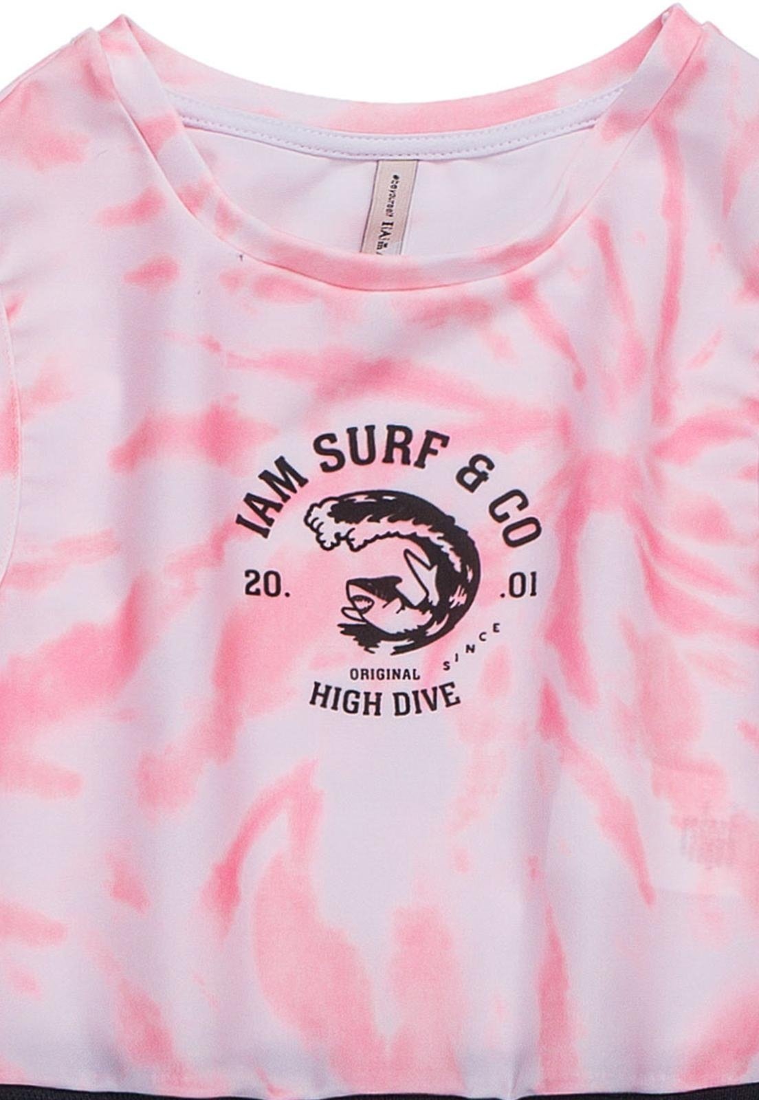 Vista 3 Infantil - Regata Top Surf & CO I AM Bobby Lulu rosa Bobby Lulu rosa