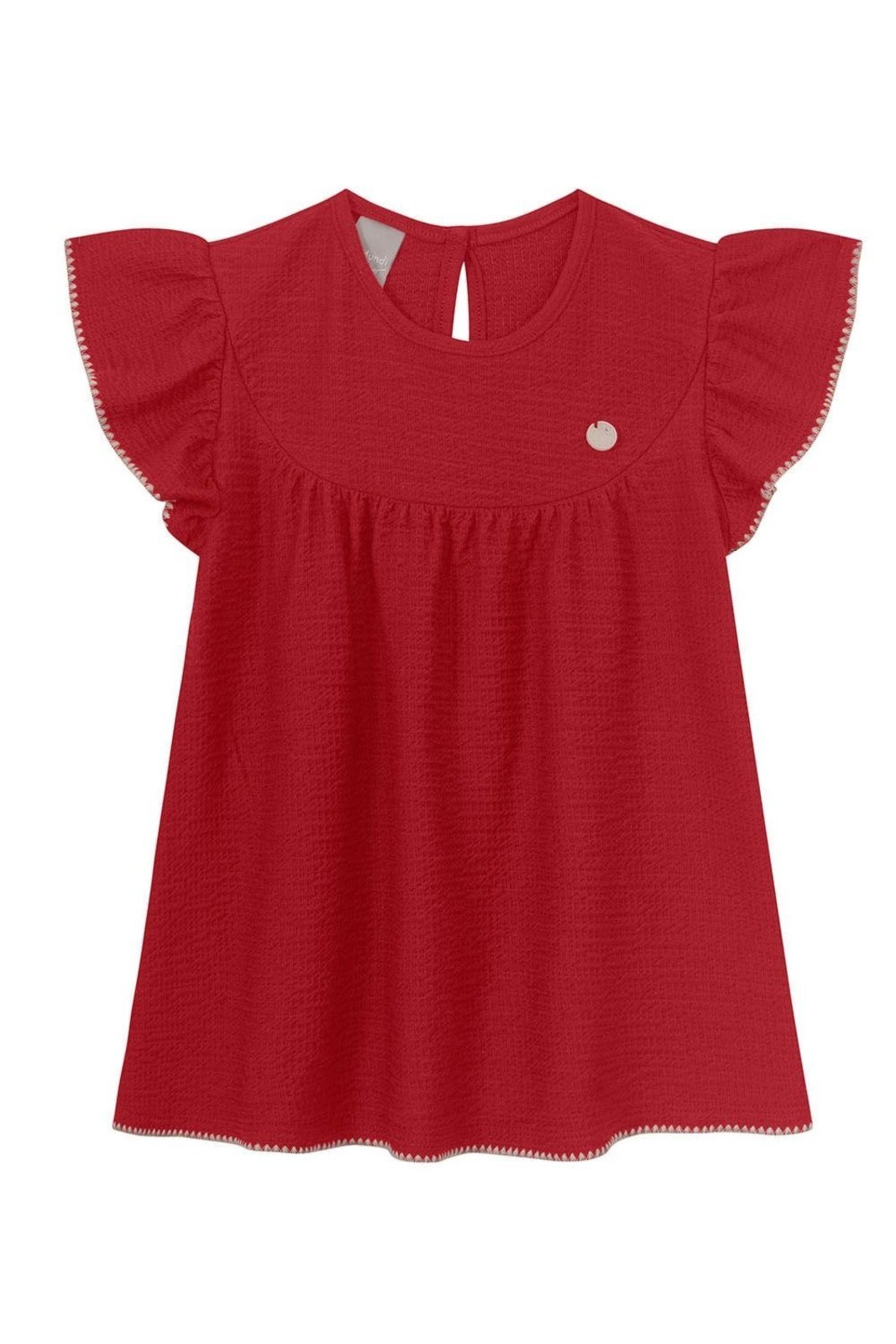 Infantil - Blusa menina com babado Mundi