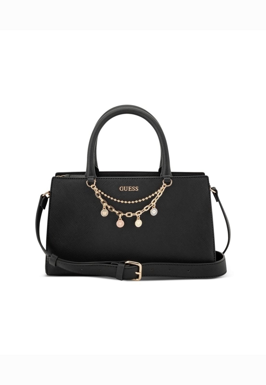Bolsa Guess Katy Satchel Preto