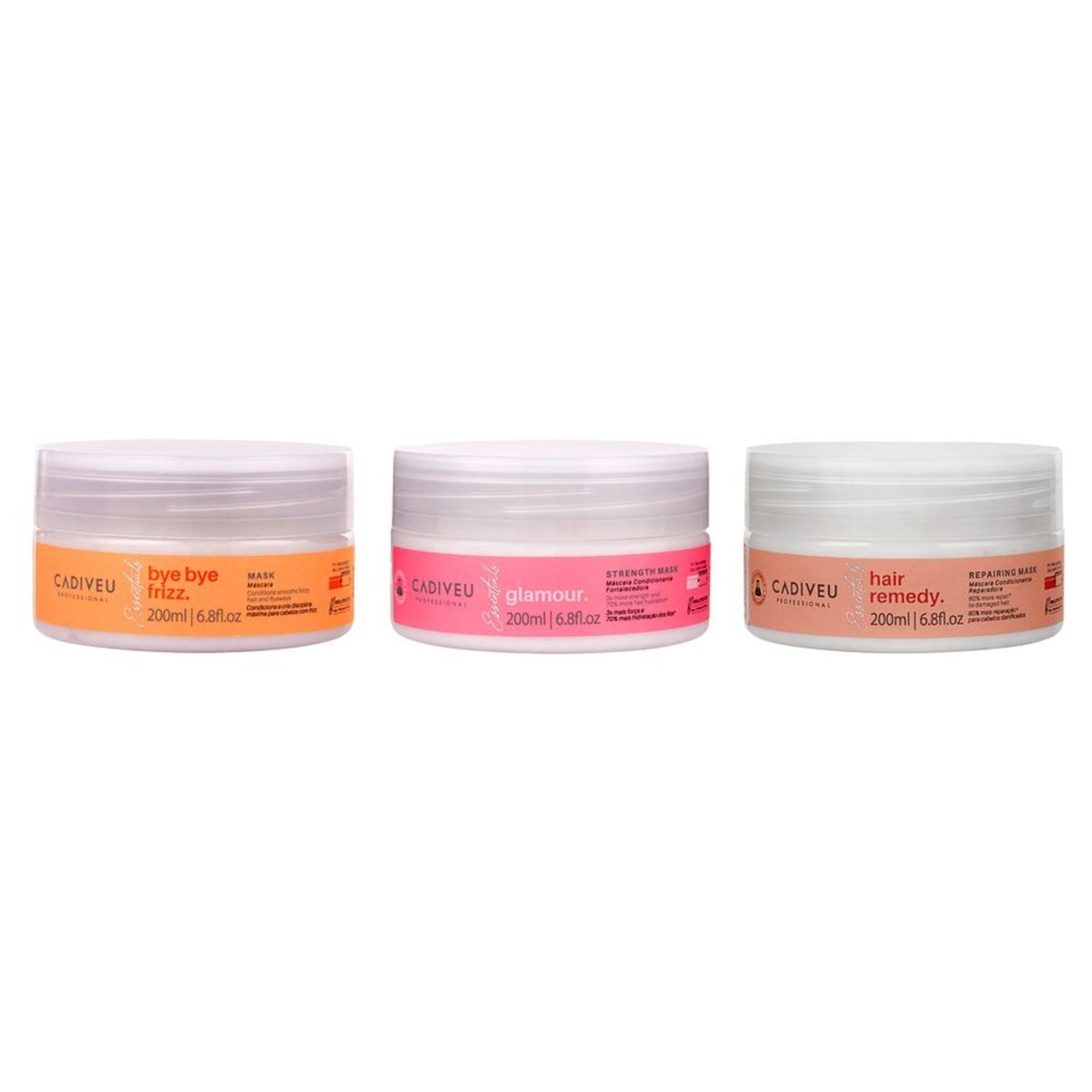 Kit Cadiveu Professional - 3 Máscaras 200ml