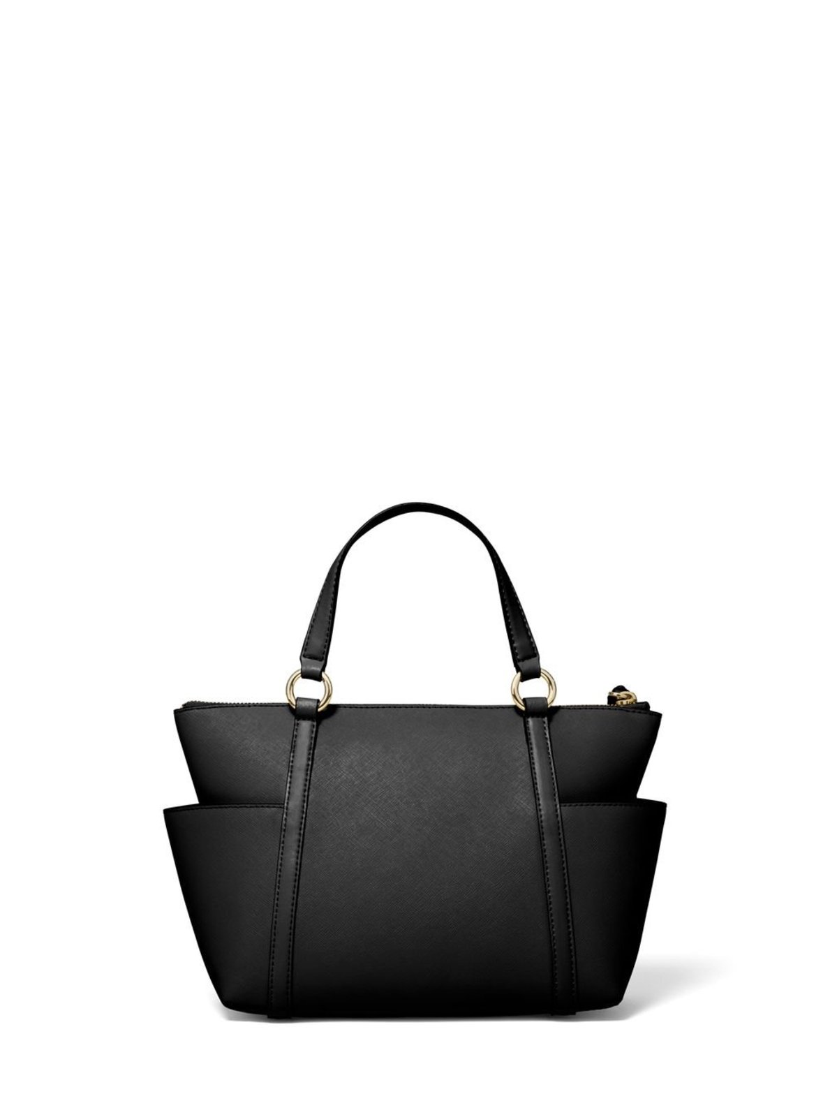 Vista 3 Bolsa Tote Sullivan De Couro Pequena 30T0GNXT1L001 Michael Kors preto Michael Kors preto
