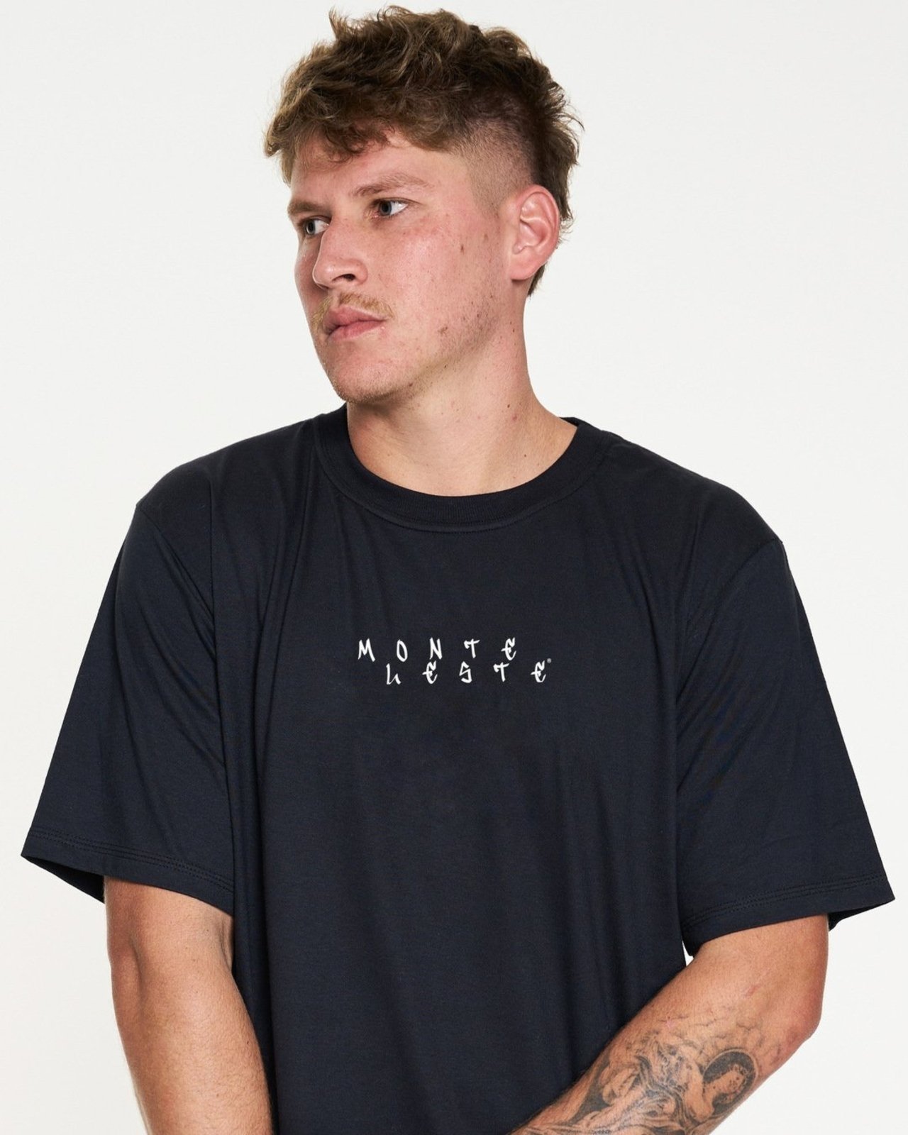 Camiseta Regular Estampada - Cinque Preto