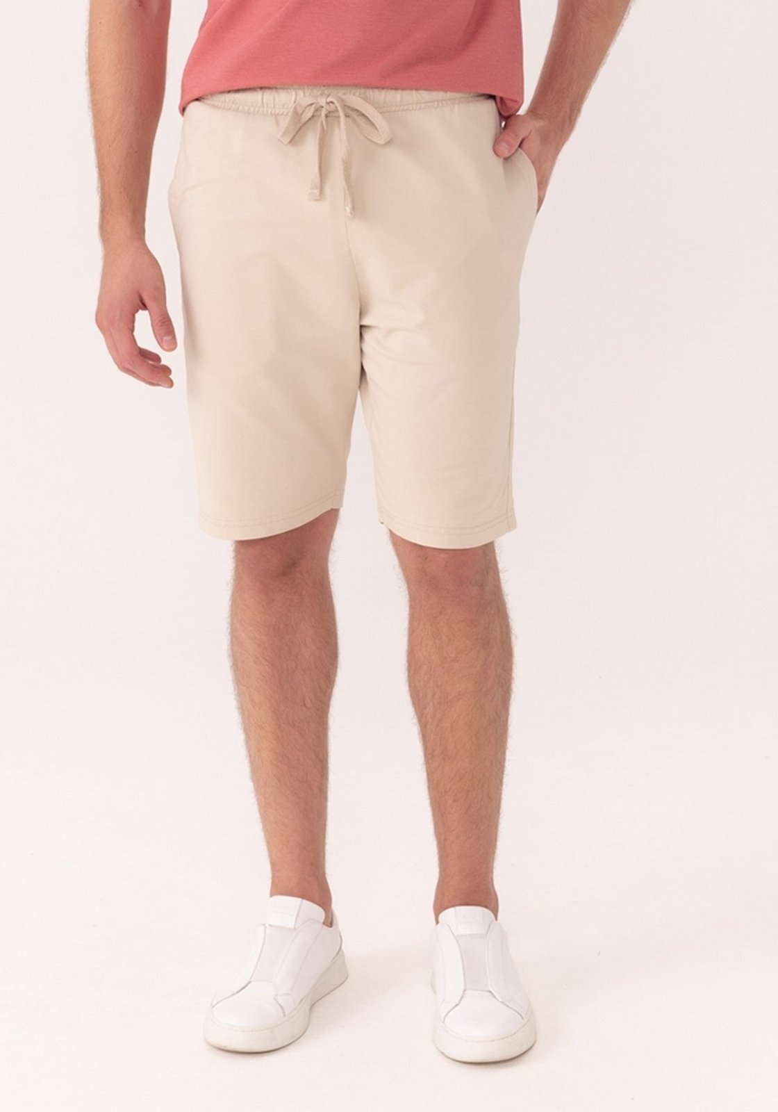 Bermuda Com Bolsos Em Molecotton