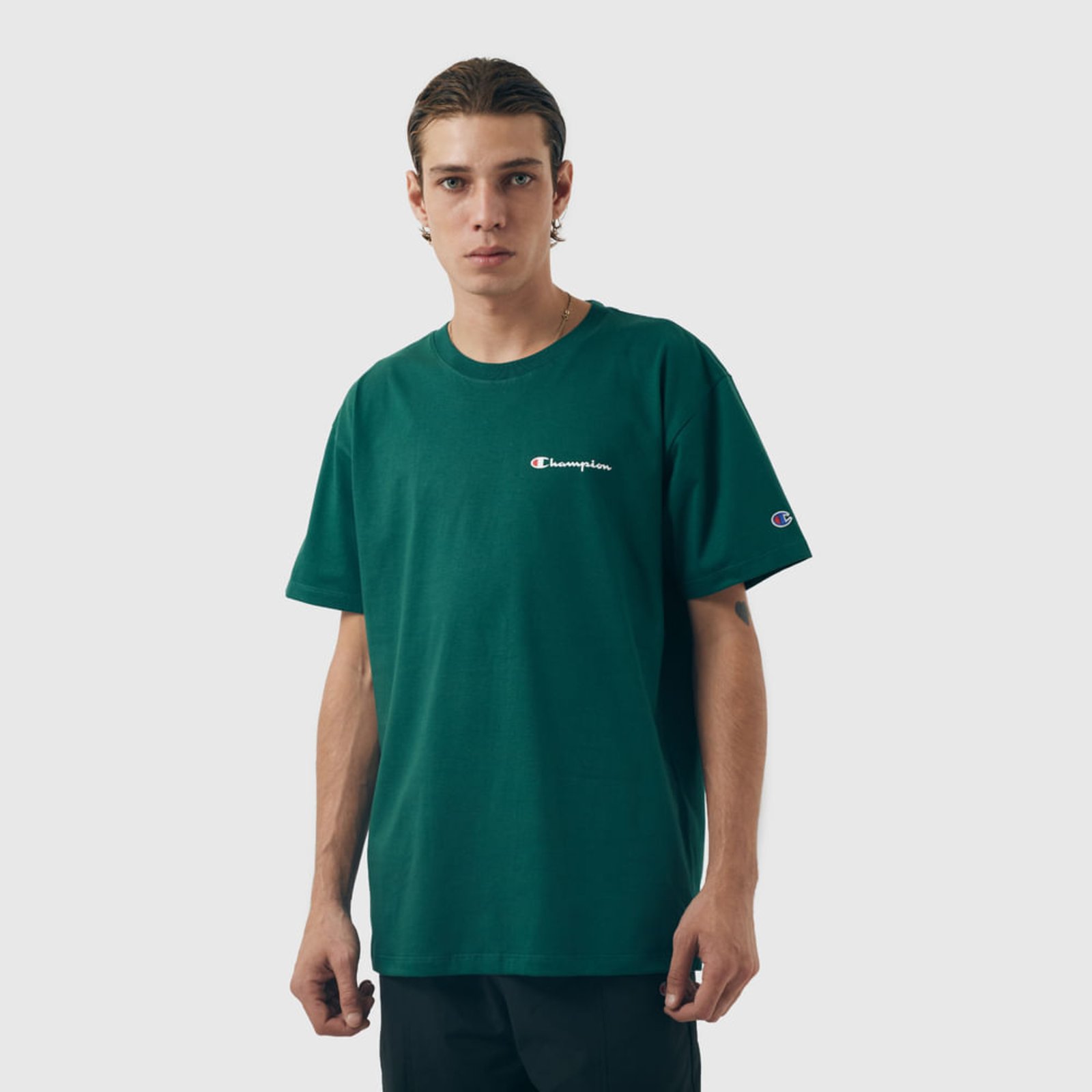 Camiseta Champion Athletic Mini Script Logo Ink