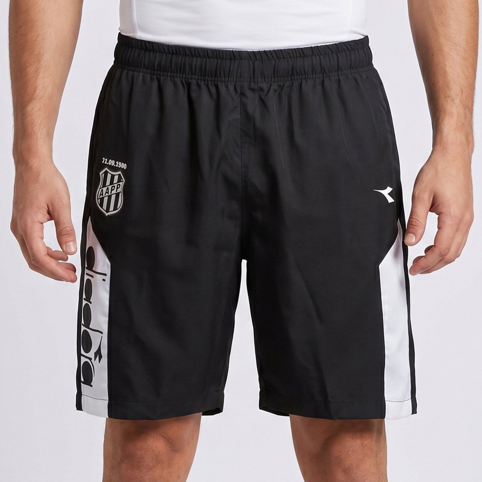 Bermuda Diadora Ponte Preta Comissão 2025 Preta