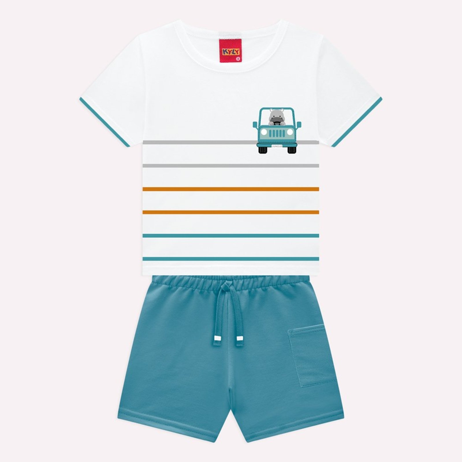 Infantil - Conjunto Menino Listras Kyly