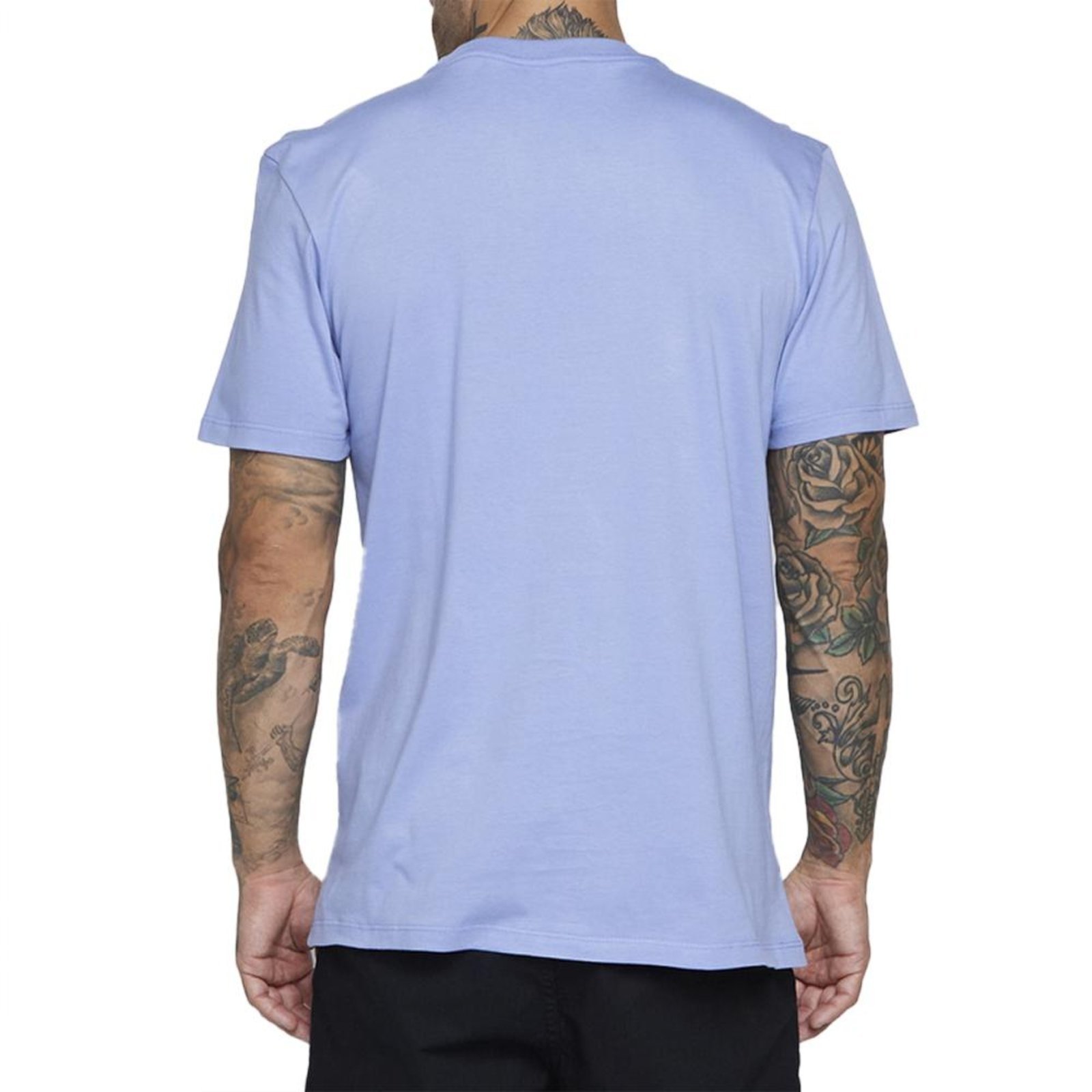 Vista 3 Camiseta RVCA Undergrad SM25 Masculina Lilás roxo RVCA roxo