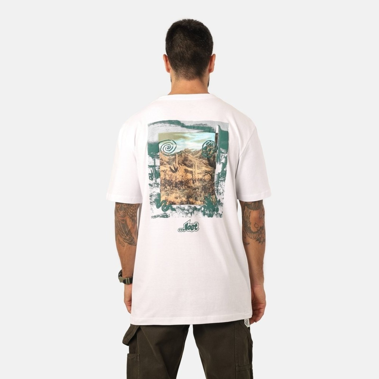T-Shirt Lost Desert BRANCO