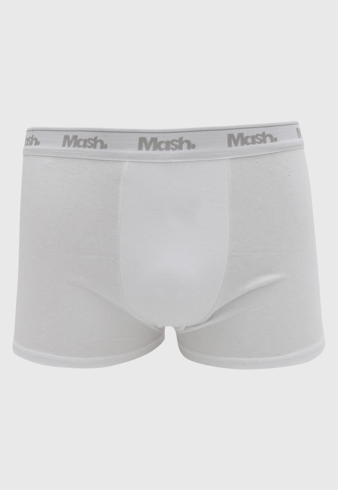 Vista 3 Kit 10pçs Cueca MASH Boxer Logo Preta preto MASH preto