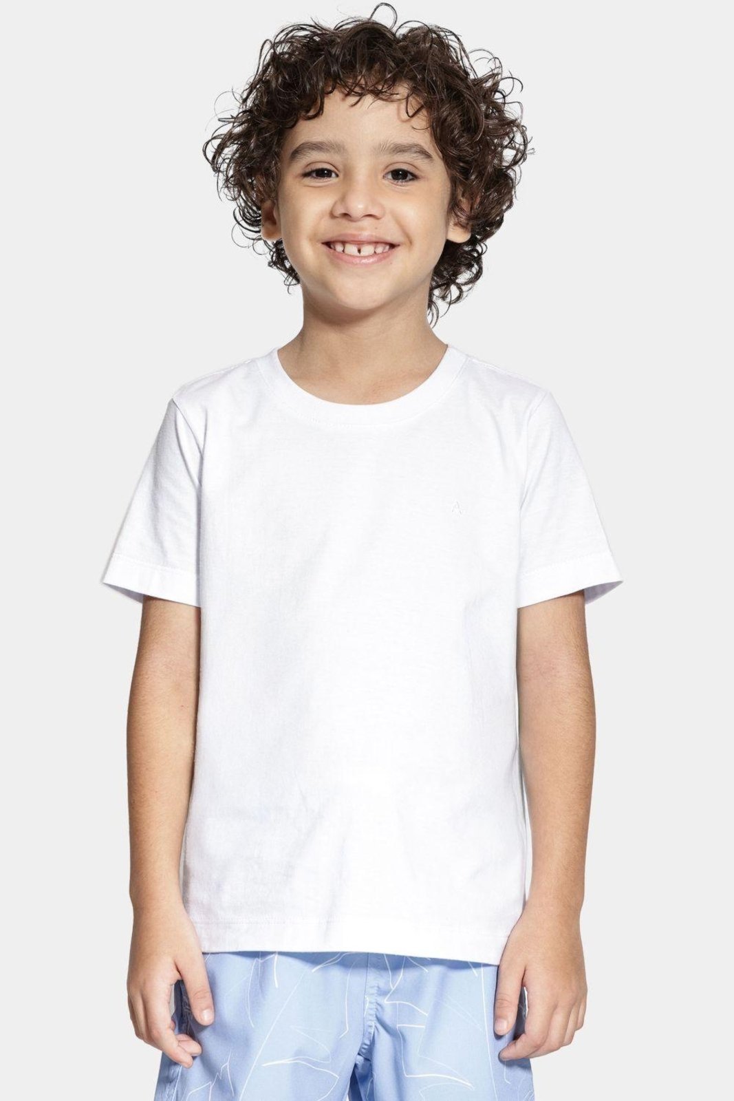 Infantil - Camiseta Aramis Básica Branco