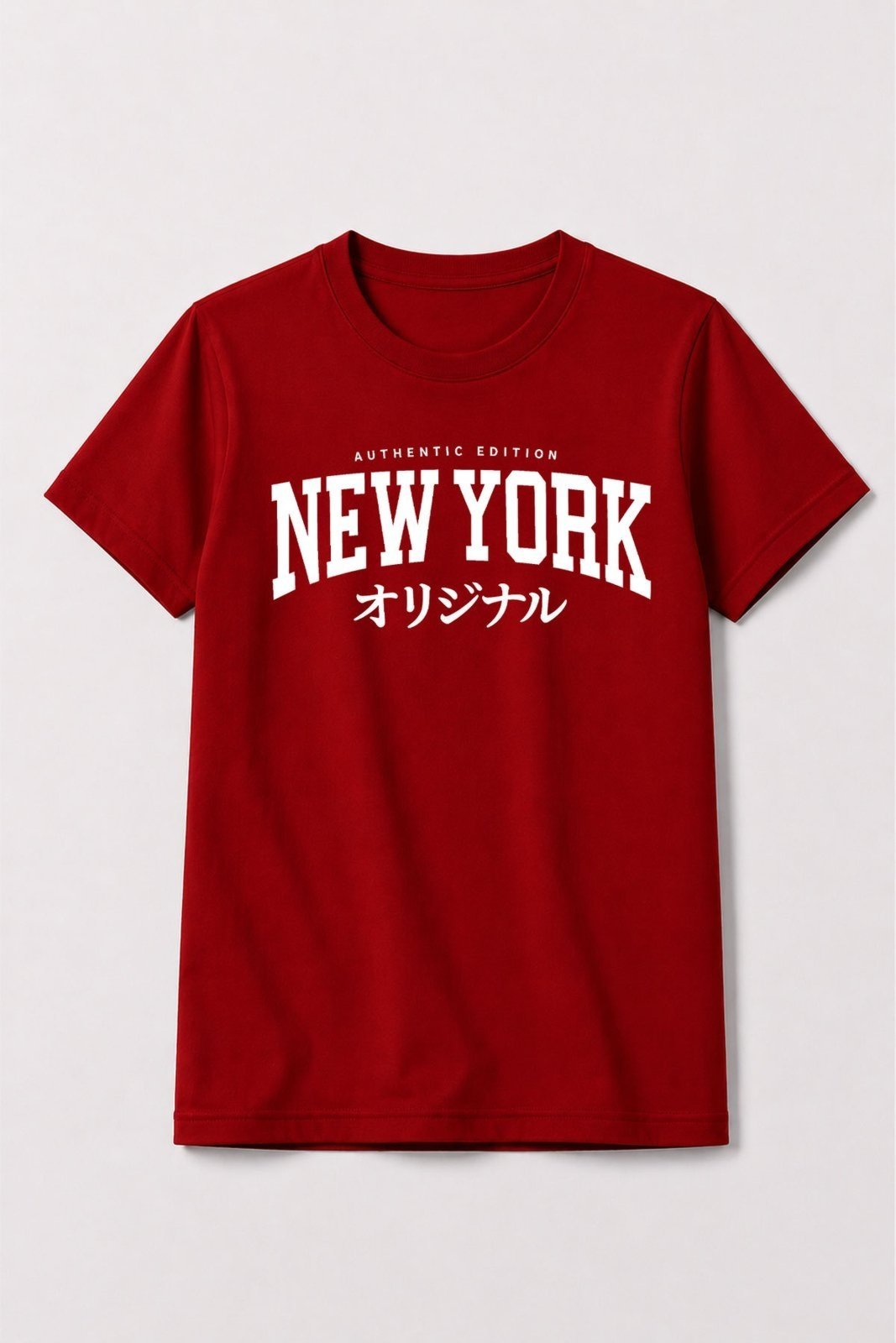 Infantil - Camiseta Masculina Algodão New York Vermelho - Babei no Look