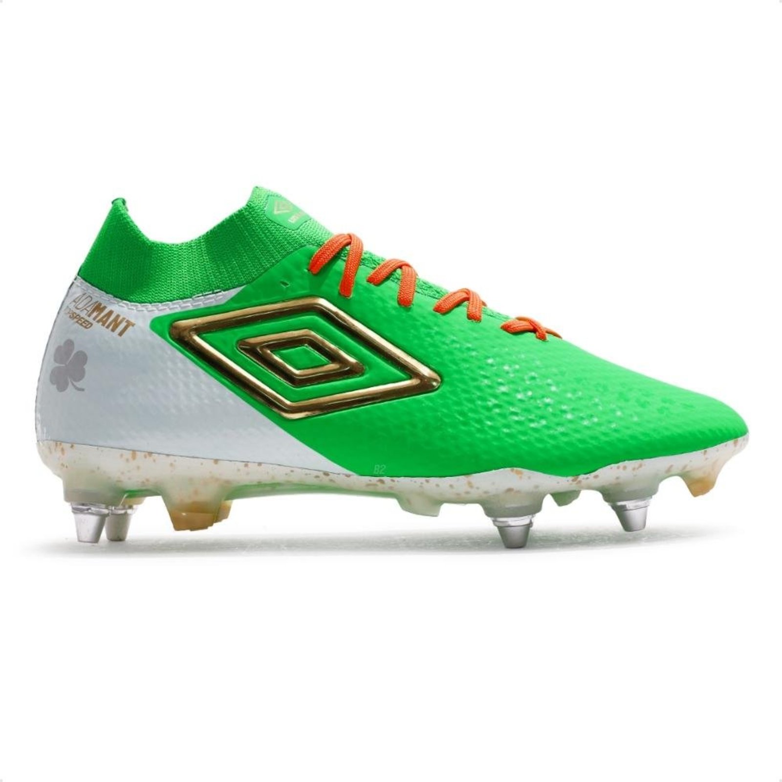 Chuteira Campo Umbro Adamant Top Speed Pro Sg Stp Masculina Verde