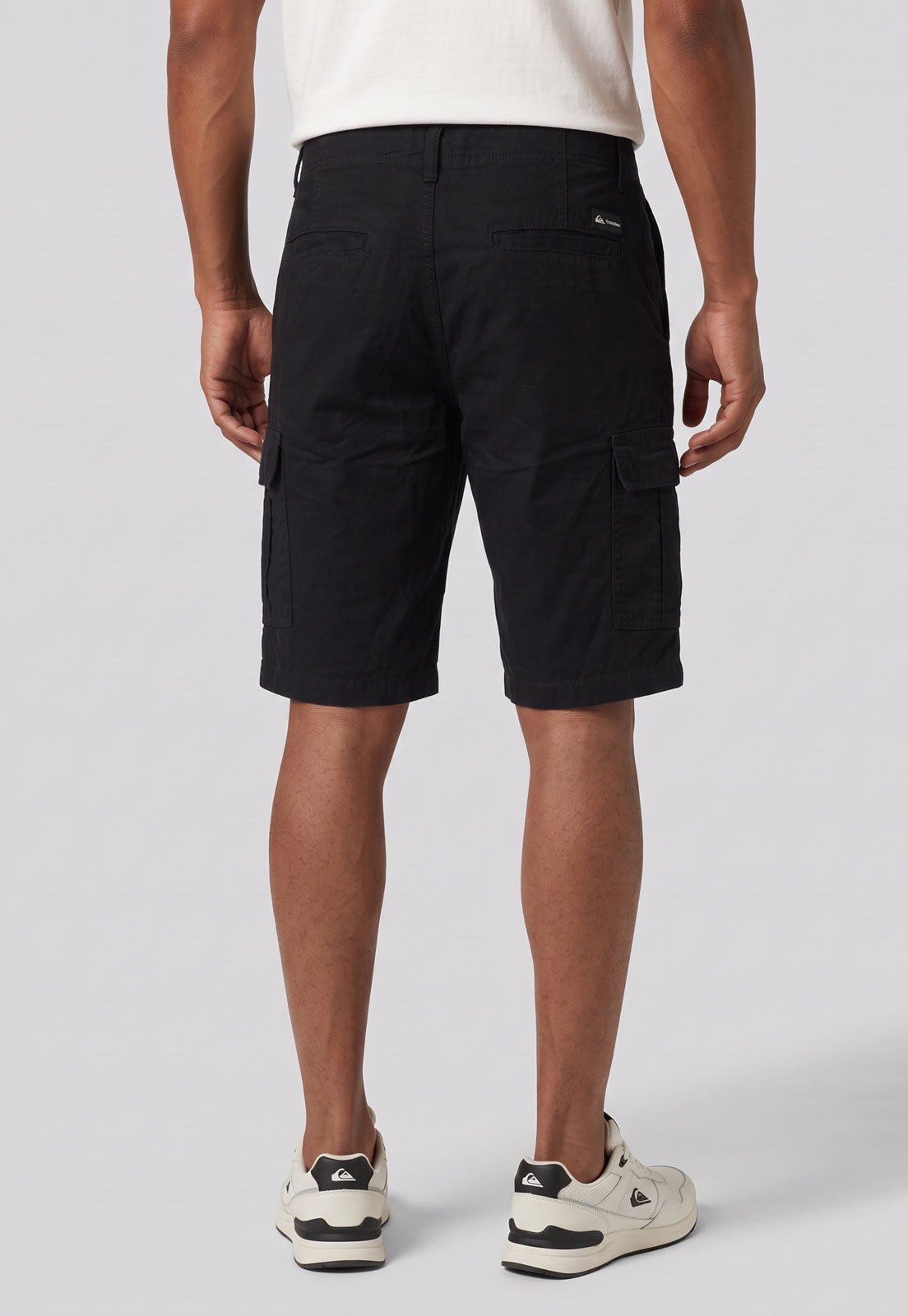 Bermuda Masculina Quiksilver Cargo Twill Preta