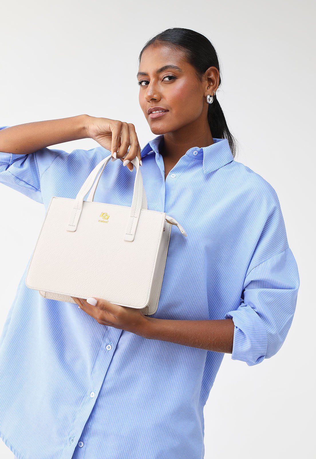 Bolsa Colcci Alça Dupla Off-White