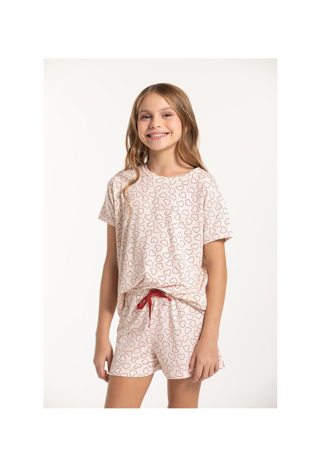 Conjunto Pijama Juvenil Menina Malha Viscolycra