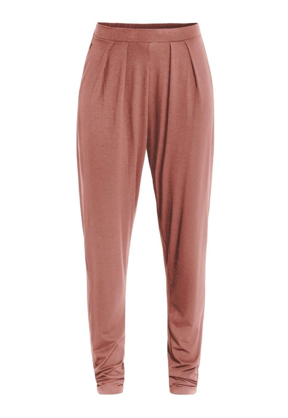 Calça Soltinha Com Pregas Rosa Quintess