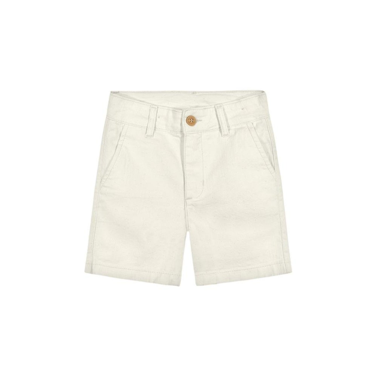 Infantil - Bermuda Sarja Colorittá Off White 10 Off-white