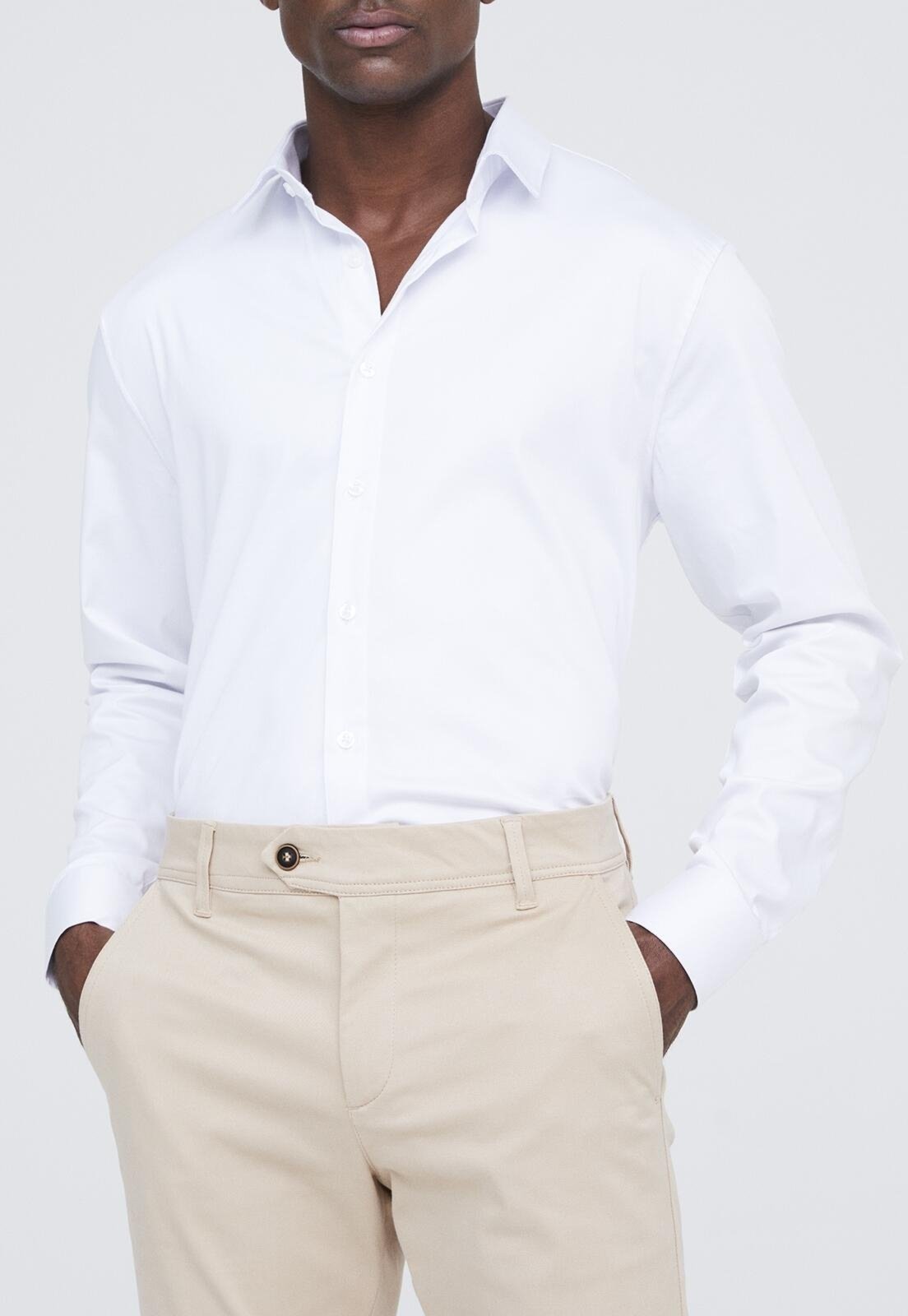 Camisa Regular Algodão Egípcio Traymon Branco