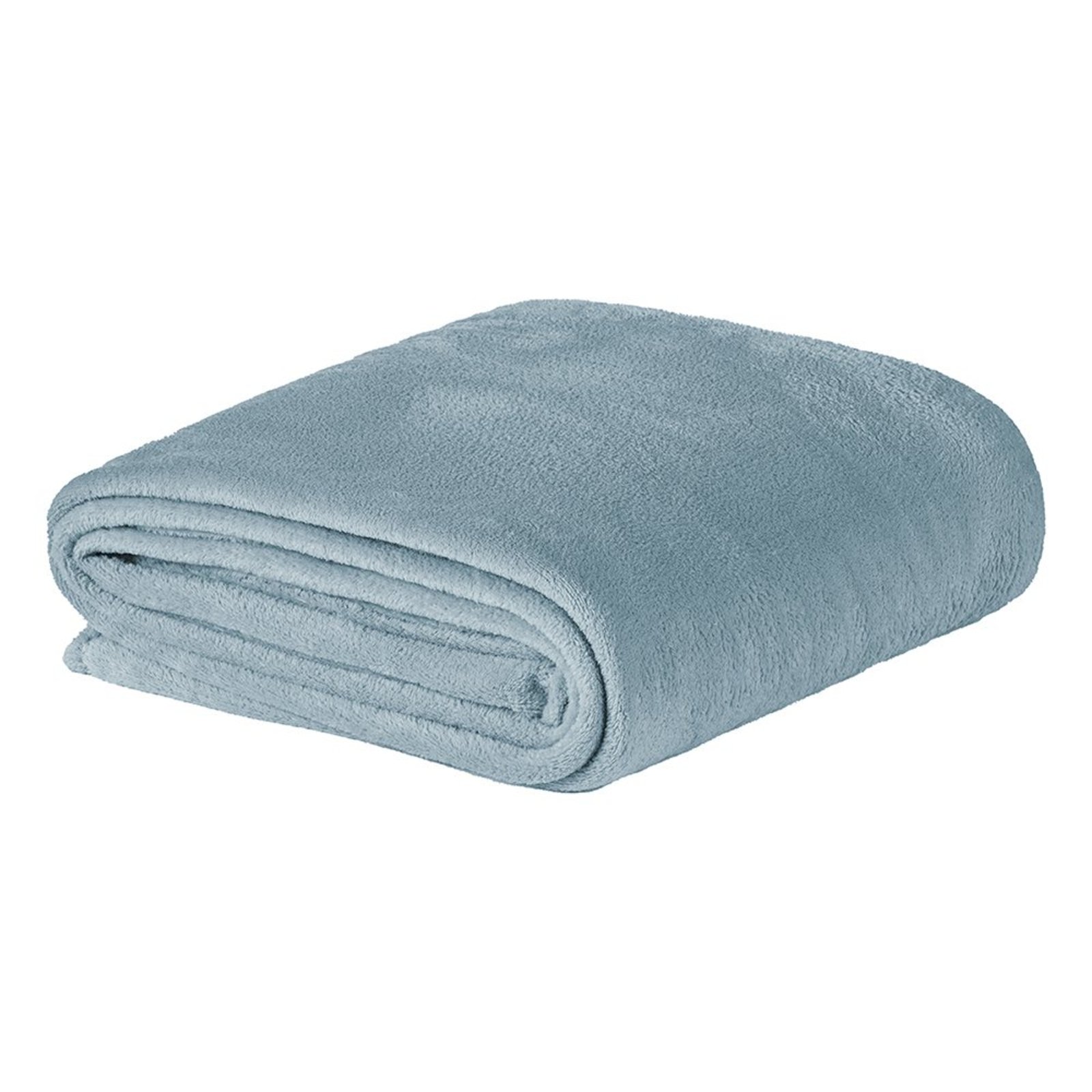 Manta Queen Casa Modelo Enxovais Everest Microfibra Toque Macio - Azul Quartzo